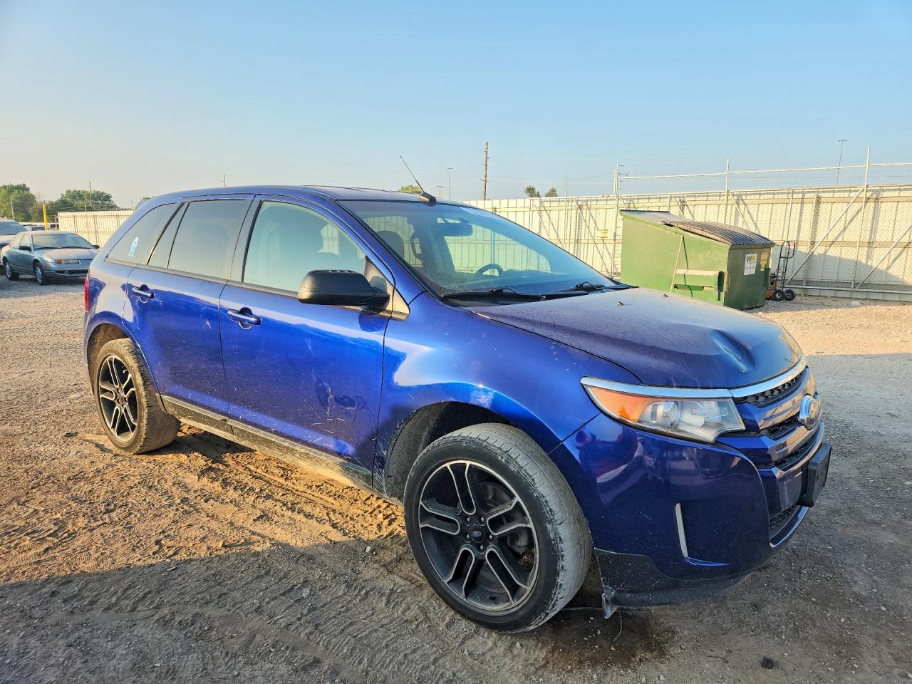 2013 Ford Edge Sel Blue vin: 2FMDK3JC2DBA08896
