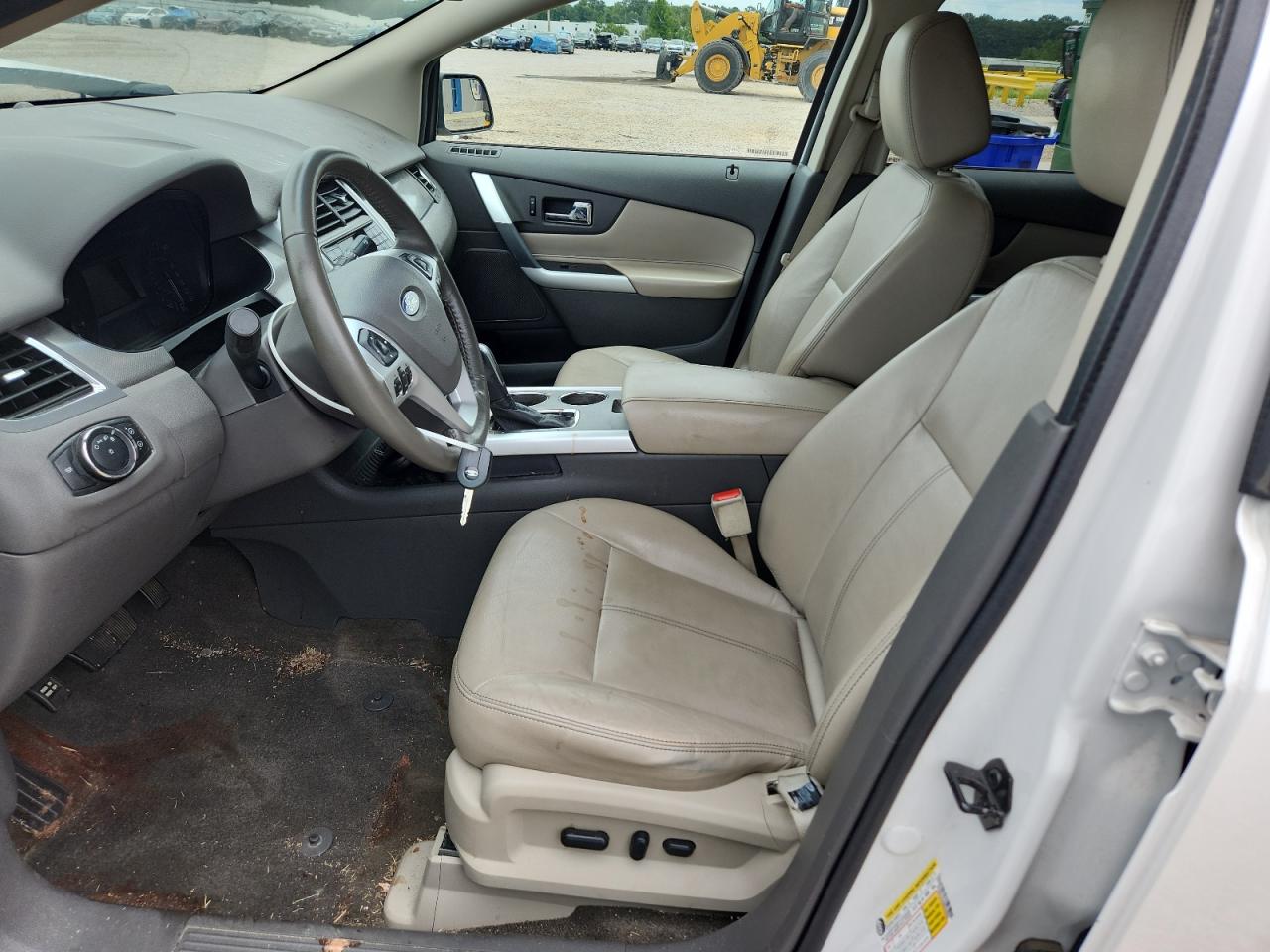 2013 Ford Edge Sel White vin: 2FMDK3JC2DBA30669