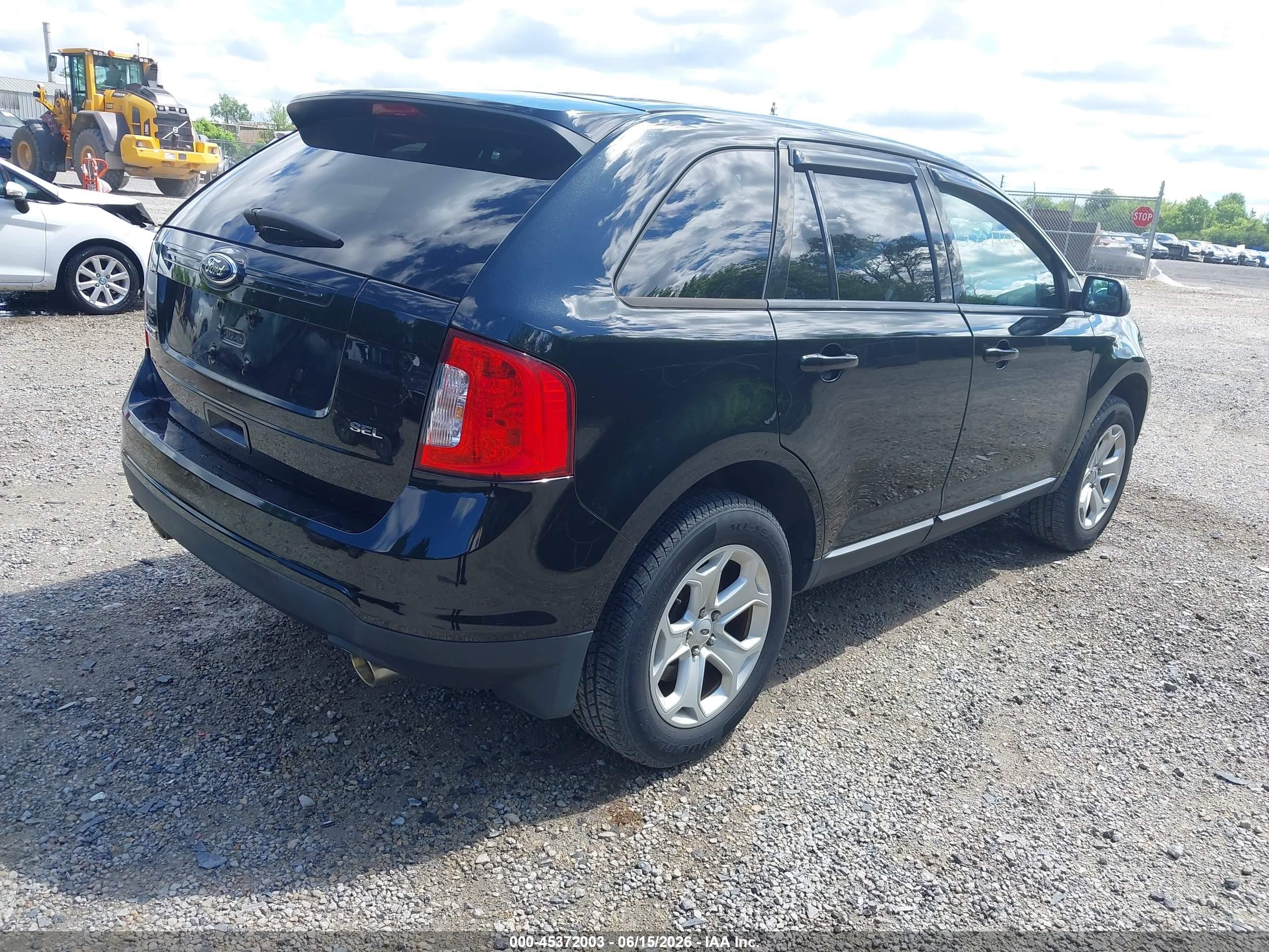 2013 Ford Edge Sel Черный vin: 2FMDK3JC2DBA32955
