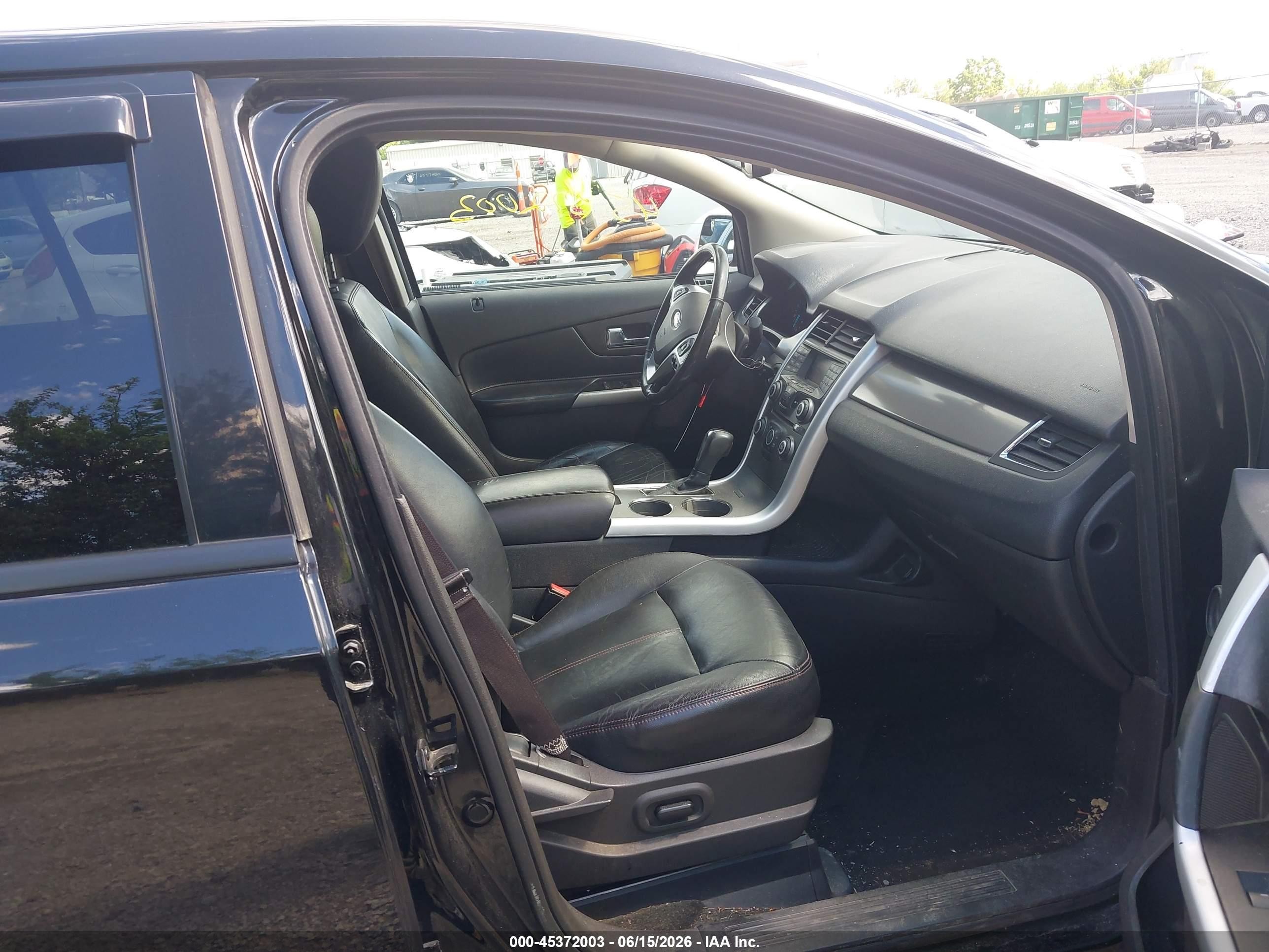 2013 Ford Edge Sel Черный vin: 2FMDK3JC2DBA32955