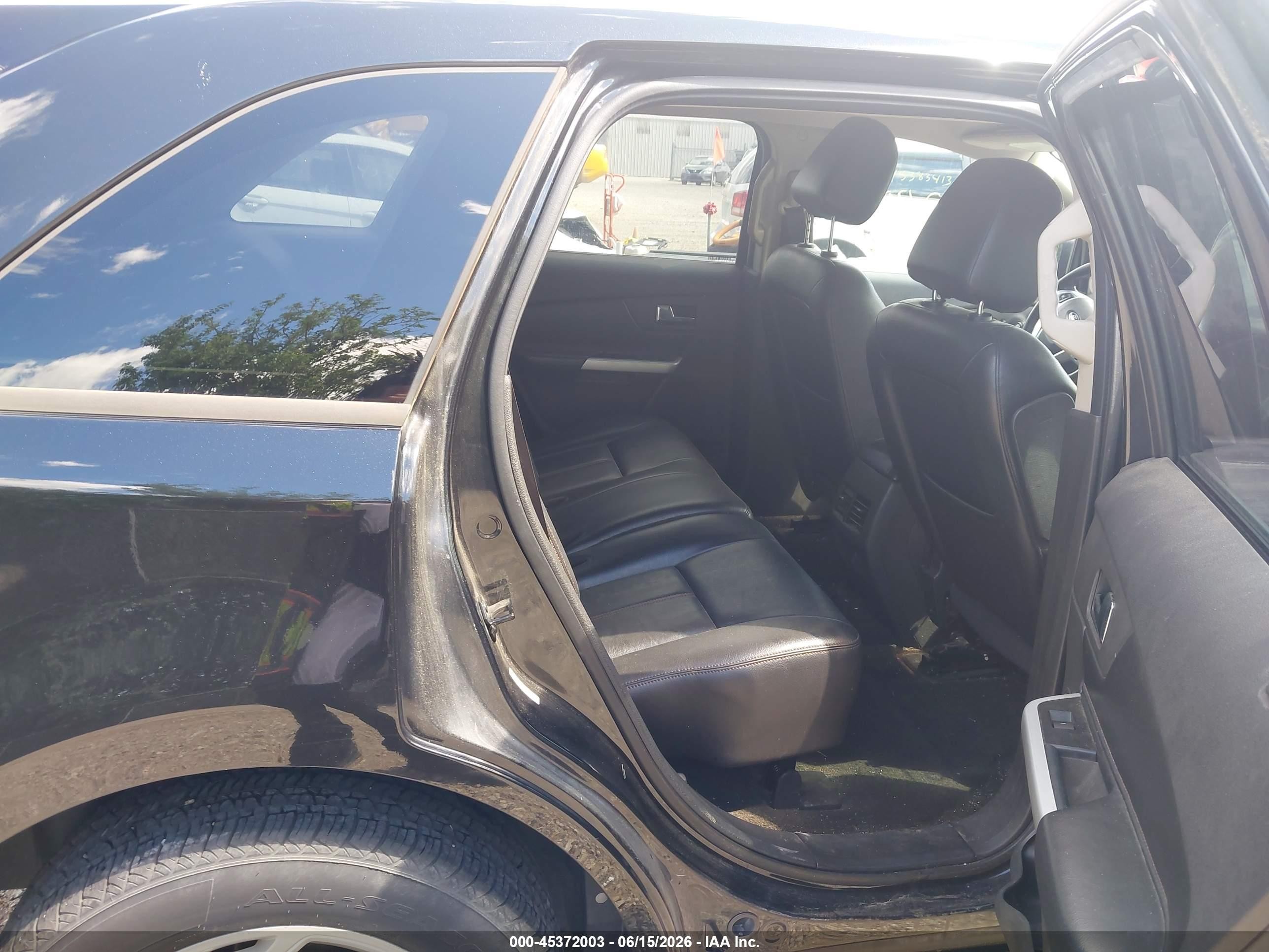 2013 Ford Edge Sel Черный vin: 2FMDK3JC2DBA32955