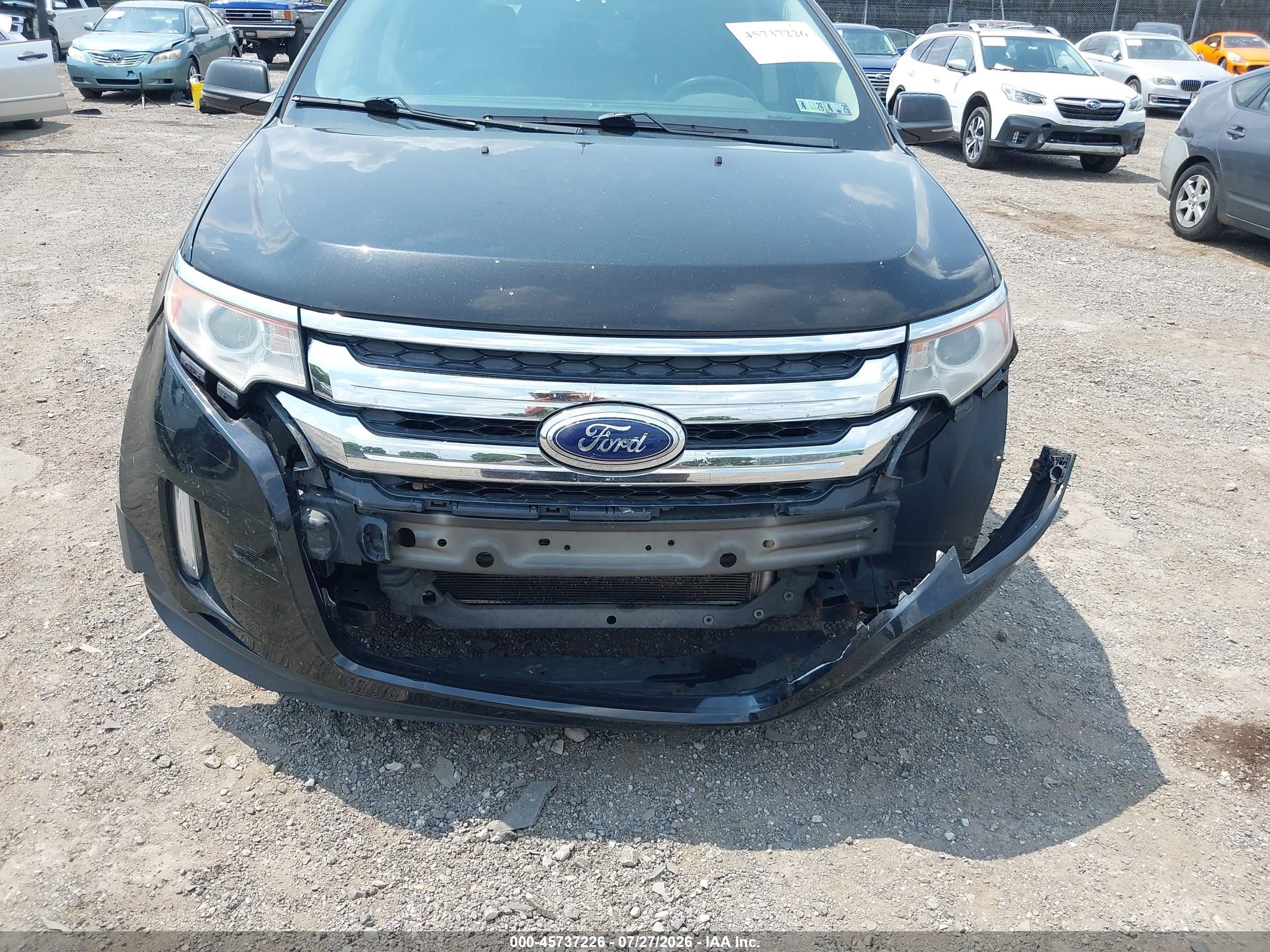 2013 Ford Edge Sel Black vin: 2FMDK3JC2DBA43342