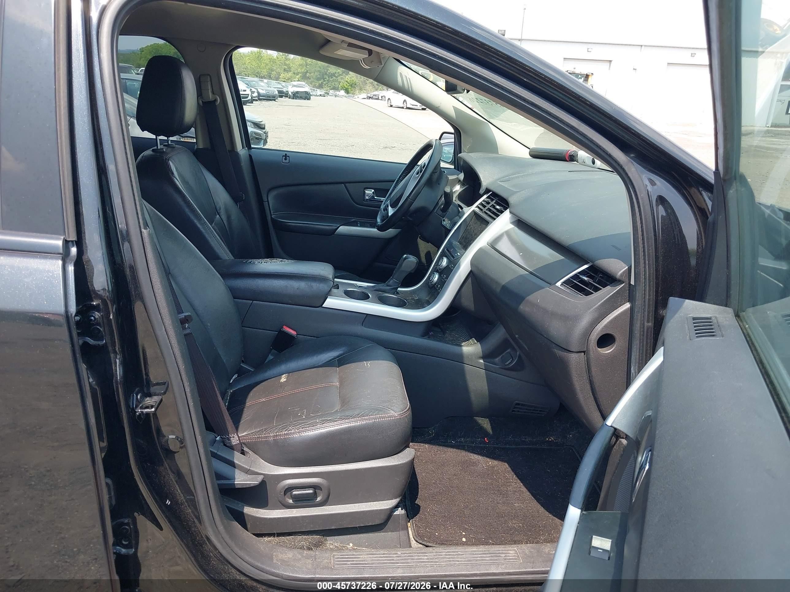 2013 Ford Edge Sel Black vin: 2FMDK3JC2DBA43342