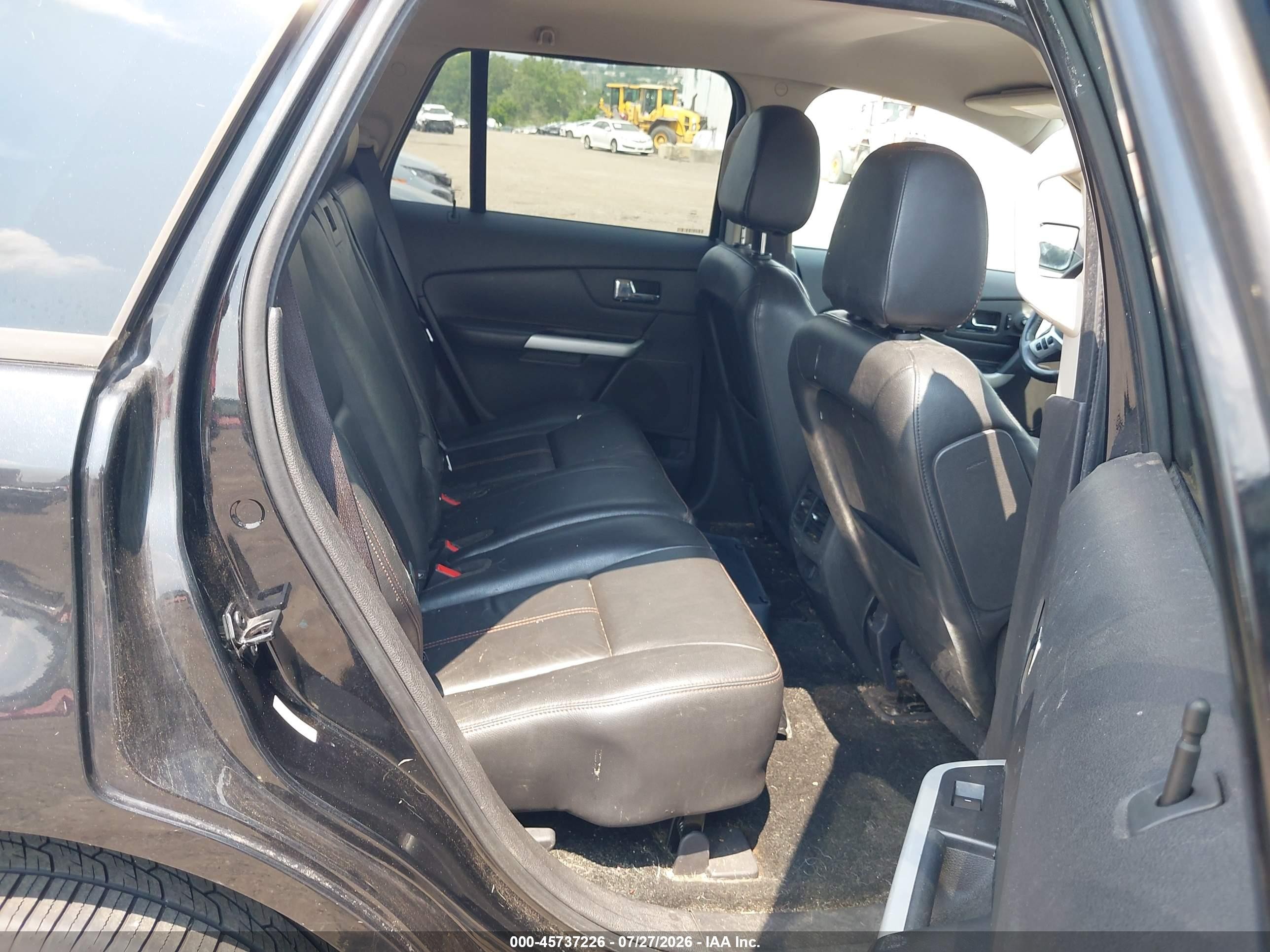 2013 Ford Edge Sel Black vin: 2FMDK3JC2DBA43342