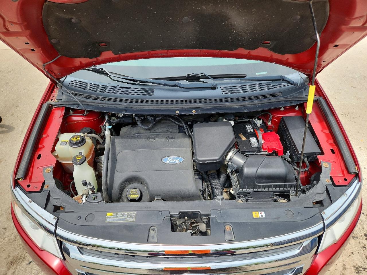 2013 Ford Edge Sel Red vin: 2FMDK3JC2DBA57404