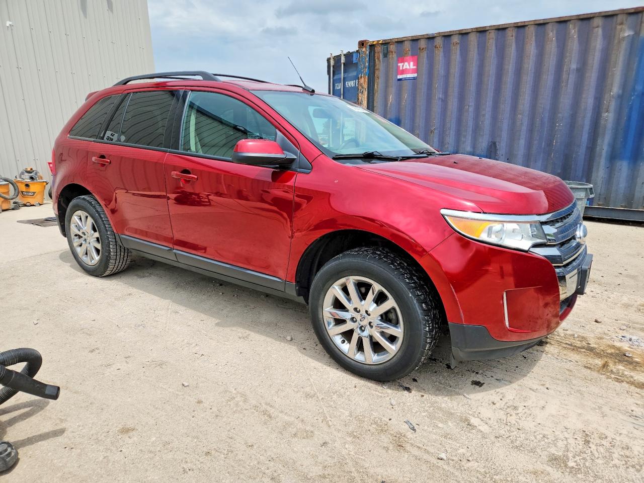2013 Ford Edge Sel Red vin: 2FMDK3JC2DBA57404