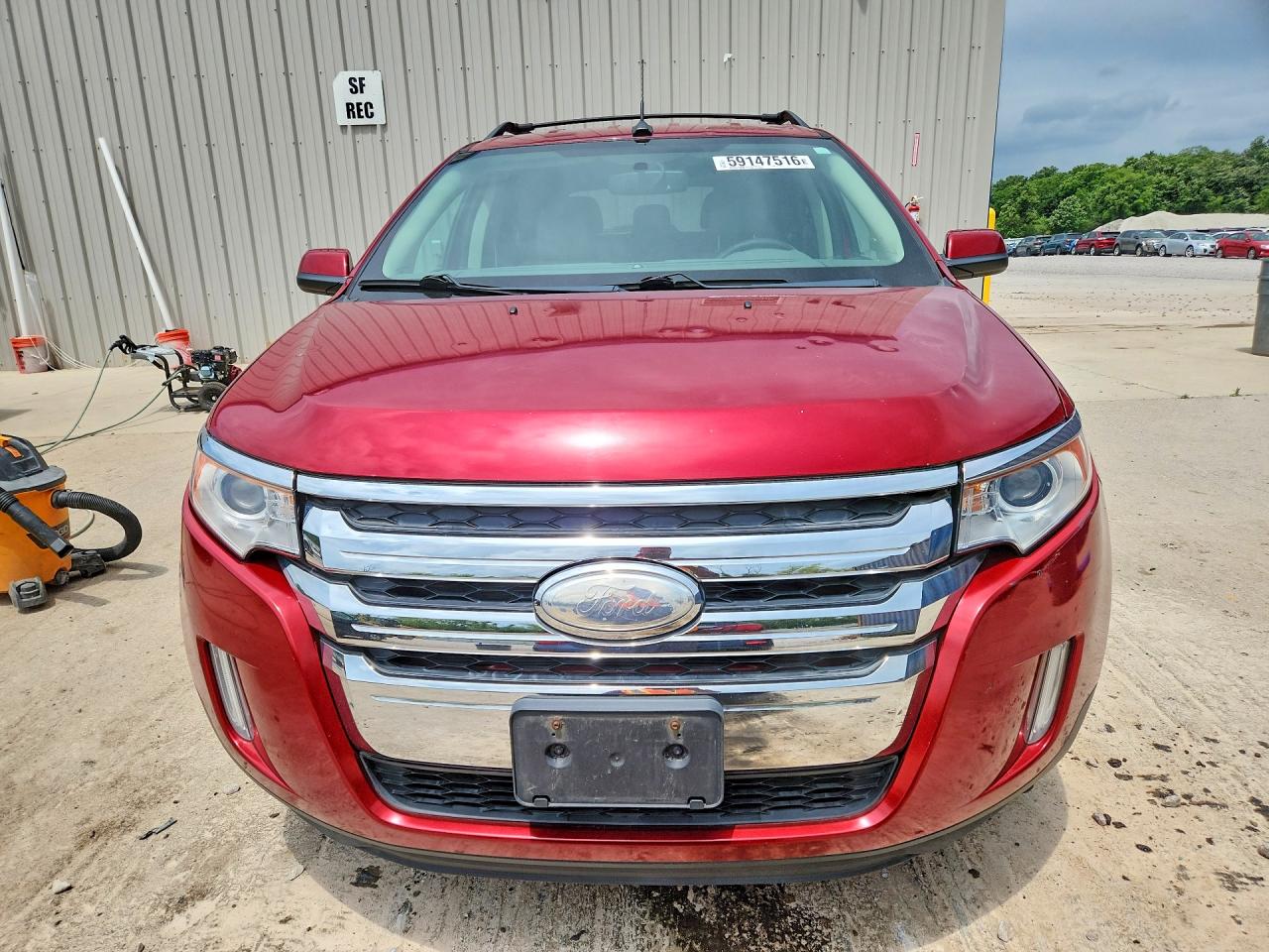 2013 Ford Edge Sel Red vin: 2FMDK3JC2DBA57404