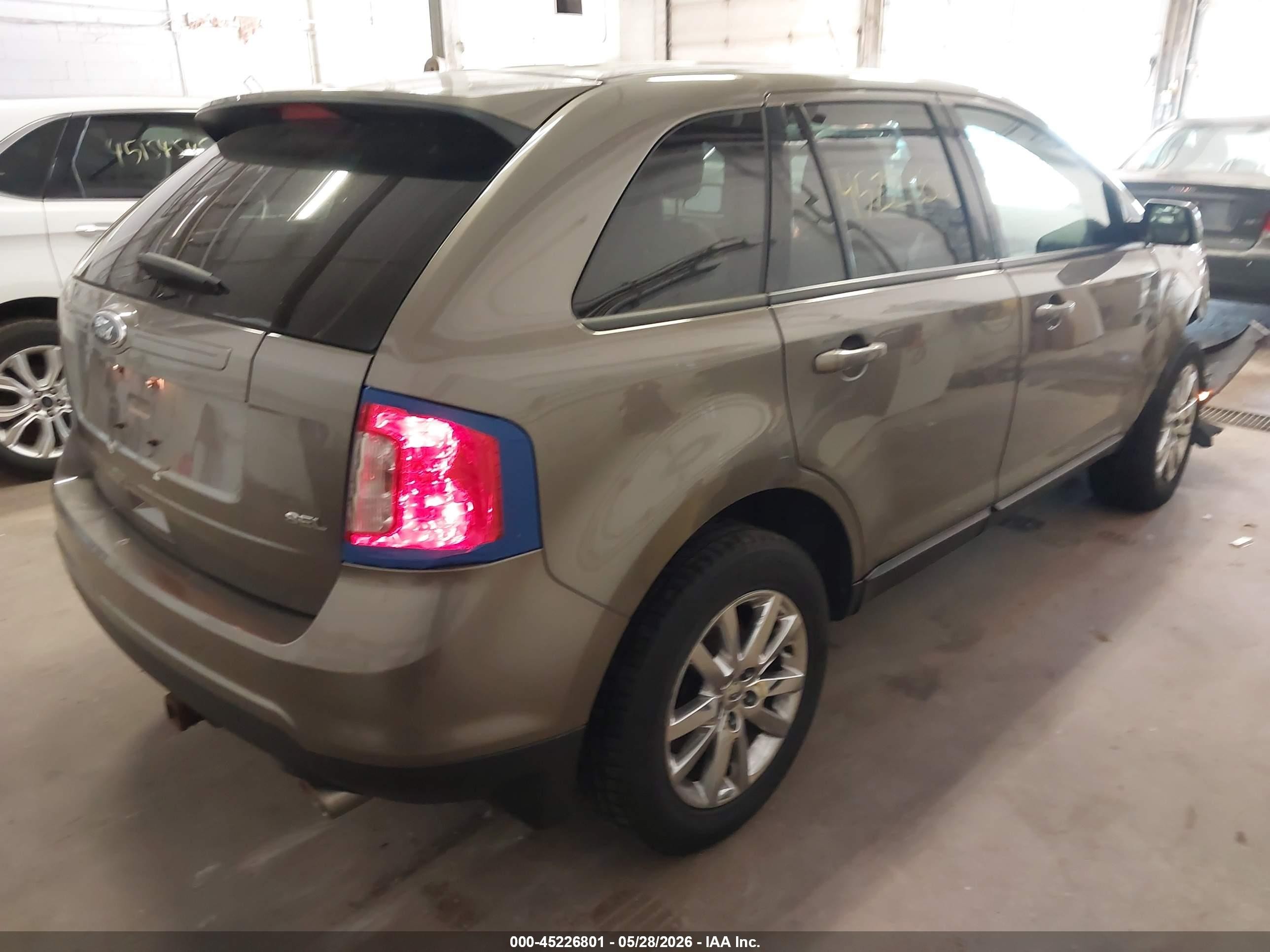 2013 Ford Edge Sel Dark Brown vin: 2FMDK3JC2DBB21649