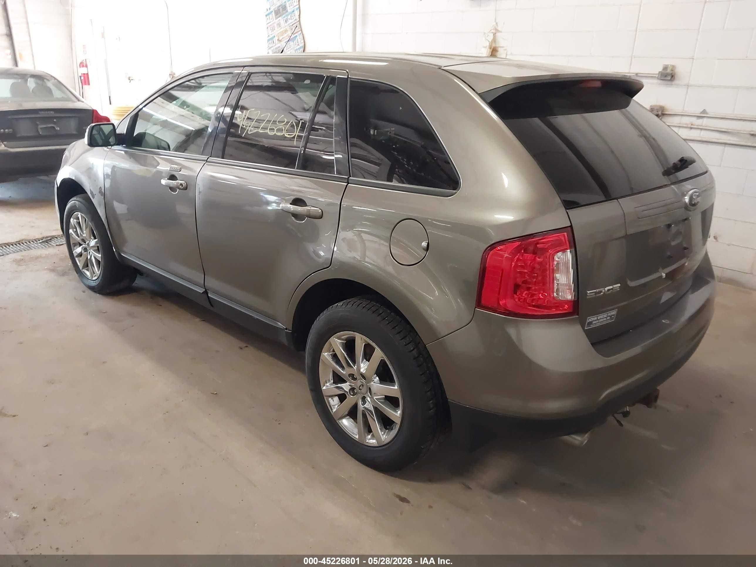 2013 Ford Edge Sel Dark Brown vin: 2FMDK3JC2DBB21649
