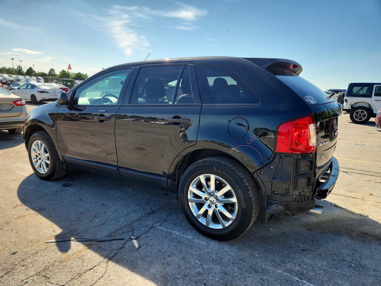2013 Ford Edge Sel Black vin: 2FMDK3JC2DBB25135