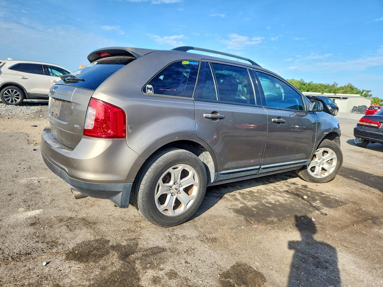 2013 Ford Edge Sel Brown vin: 2FMDK3JC2DBB50648