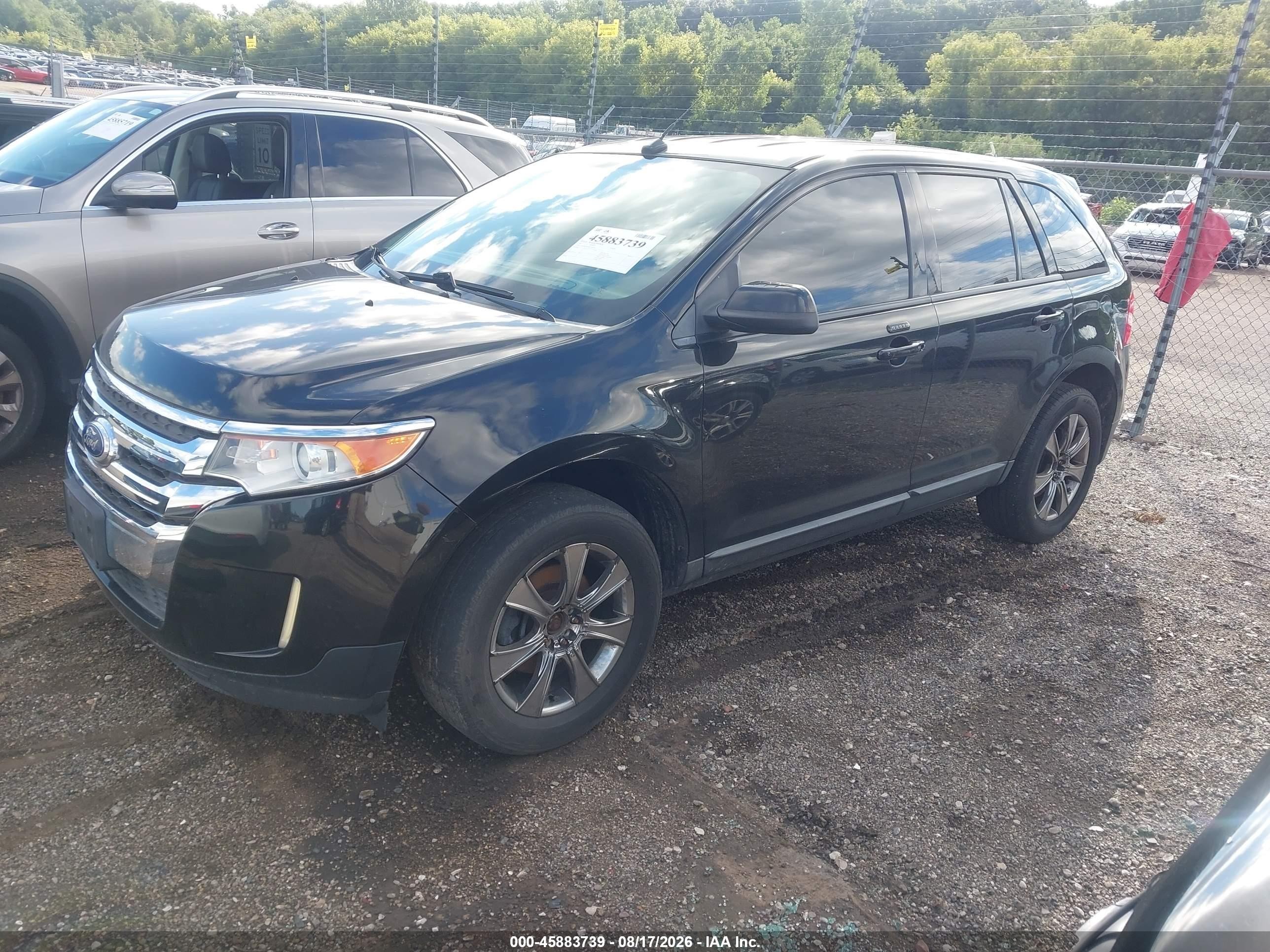 2013 Ford Edge Sel Black vin: 2FMDK3JC2DBB54280