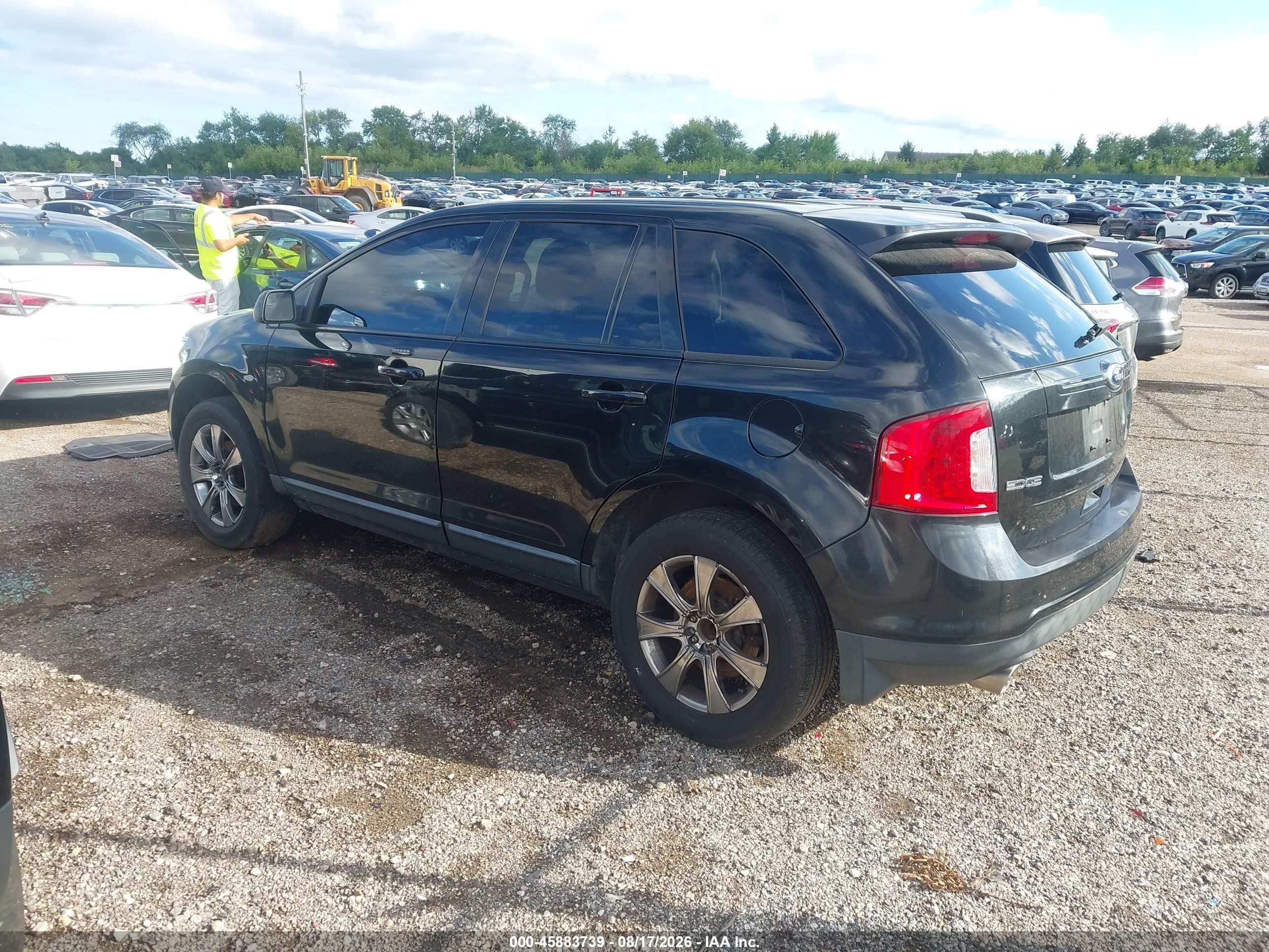 2013 Ford Edge Sel Black vin: 2FMDK3JC2DBB54280