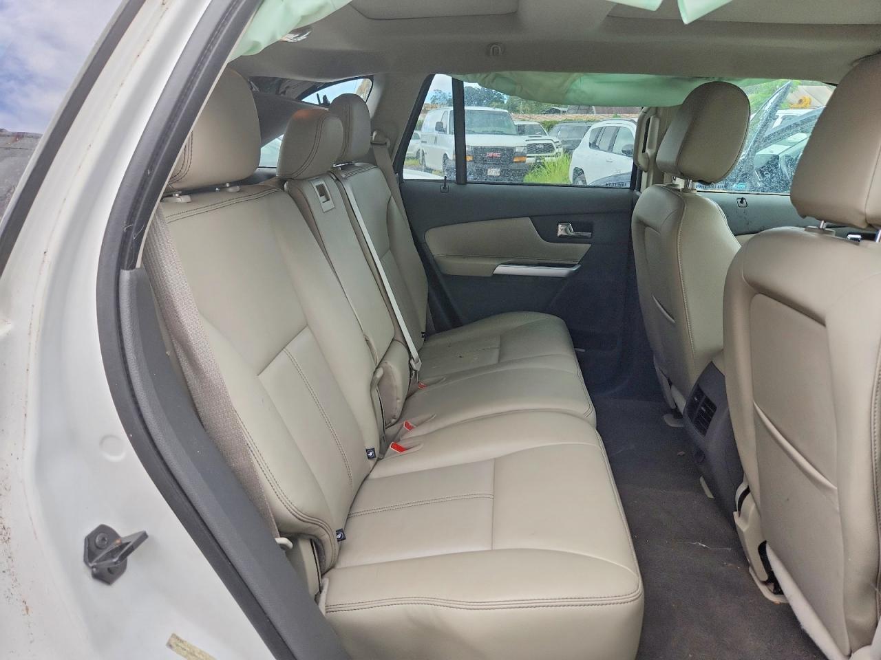 2013 Ford Edge Sel White vin: 2FMDK3JC2DBB54294