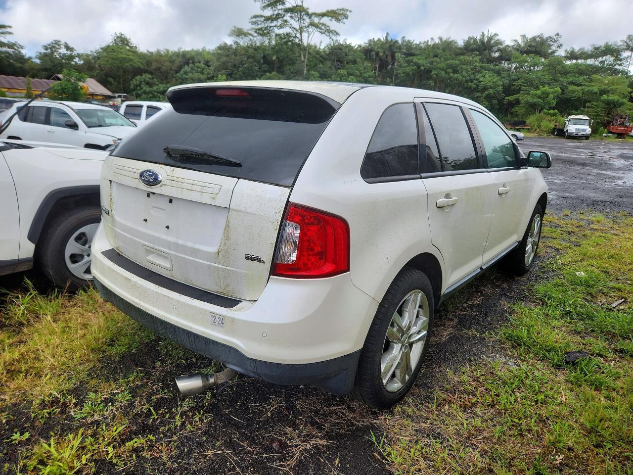 2013 Ford Edge Sel White vin: 2FMDK3JC2DBB54294