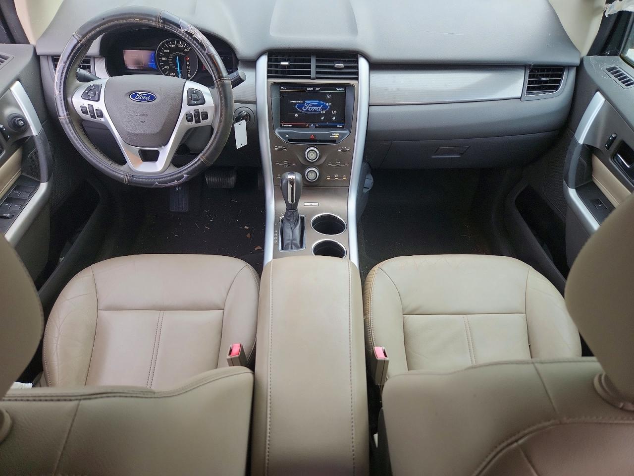 2013 Ford Edge Sel White vin: 2FMDK3JC2DBB54294