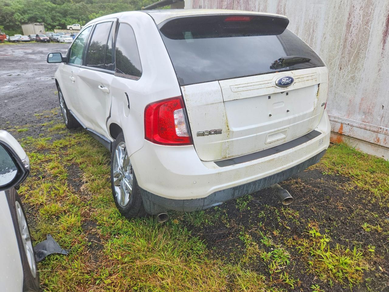 2013 Ford Edge Sel White vin: 2FMDK3JC2DBB54294