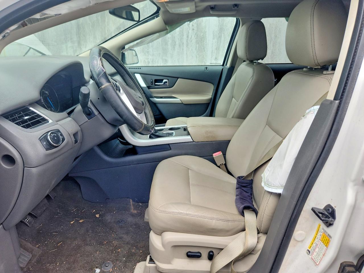 2013 Ford Edge Sel White vin: 2FMDK3JC2DBB54294
