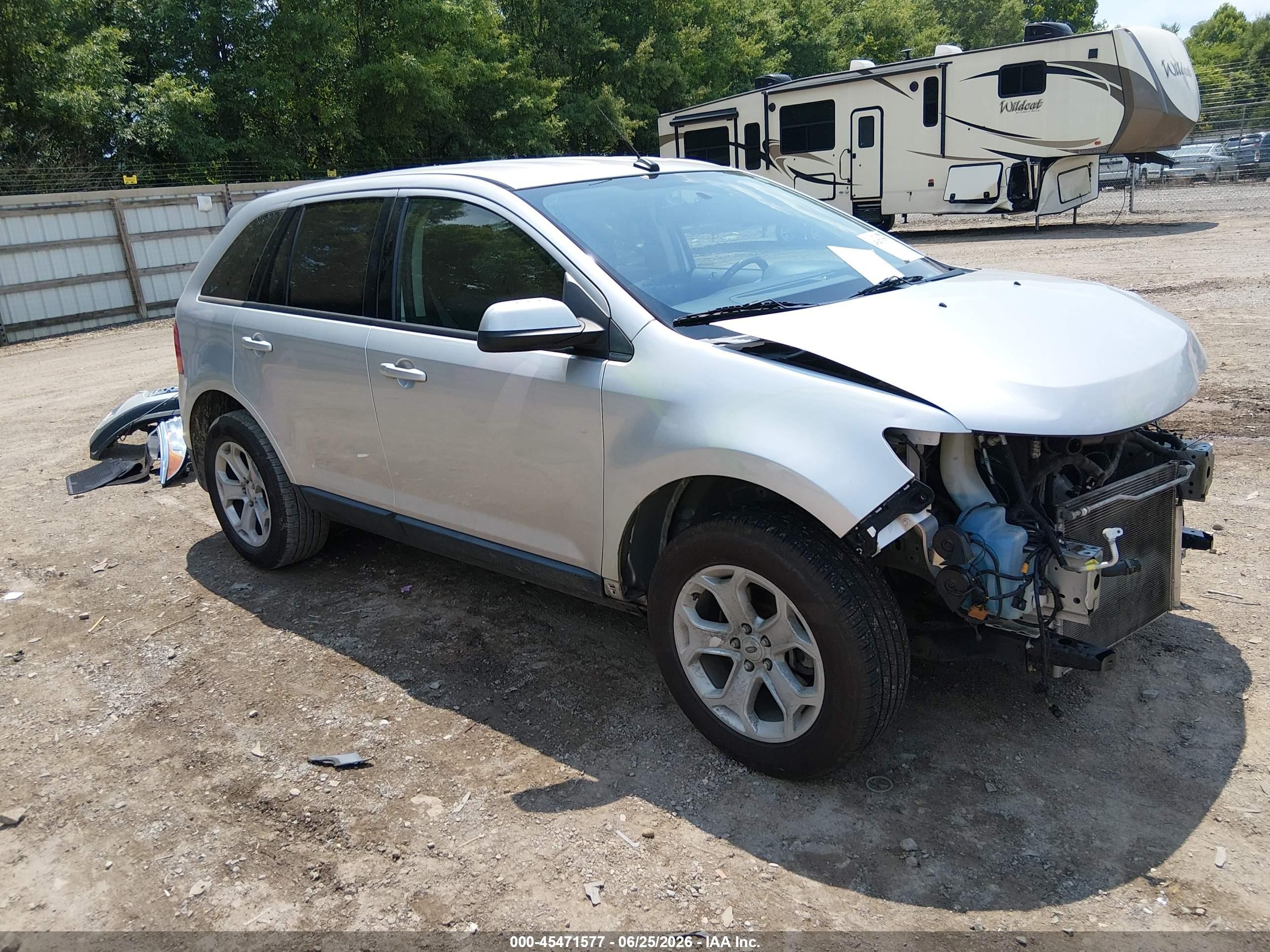 2013 Ford Edge Sel Серебряный vin: 2FMDK3JC2DBC01369