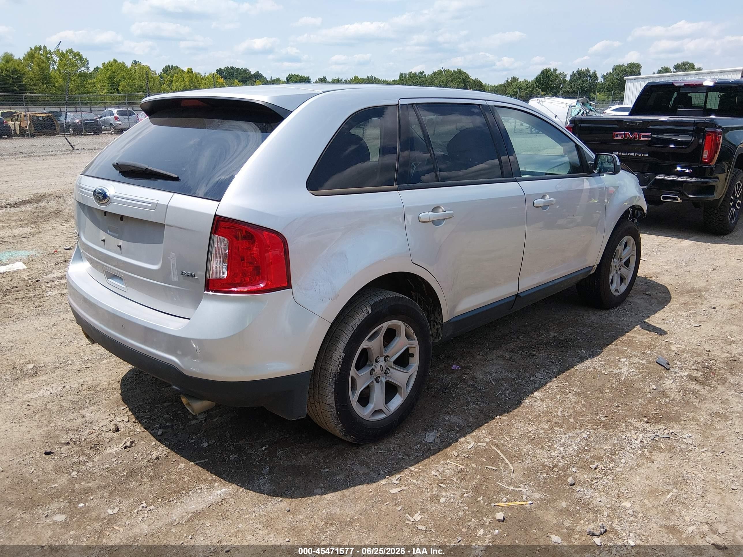 2013 Ford Edge Sel Серебряный vin: 2FMDK3JC2DBC01369