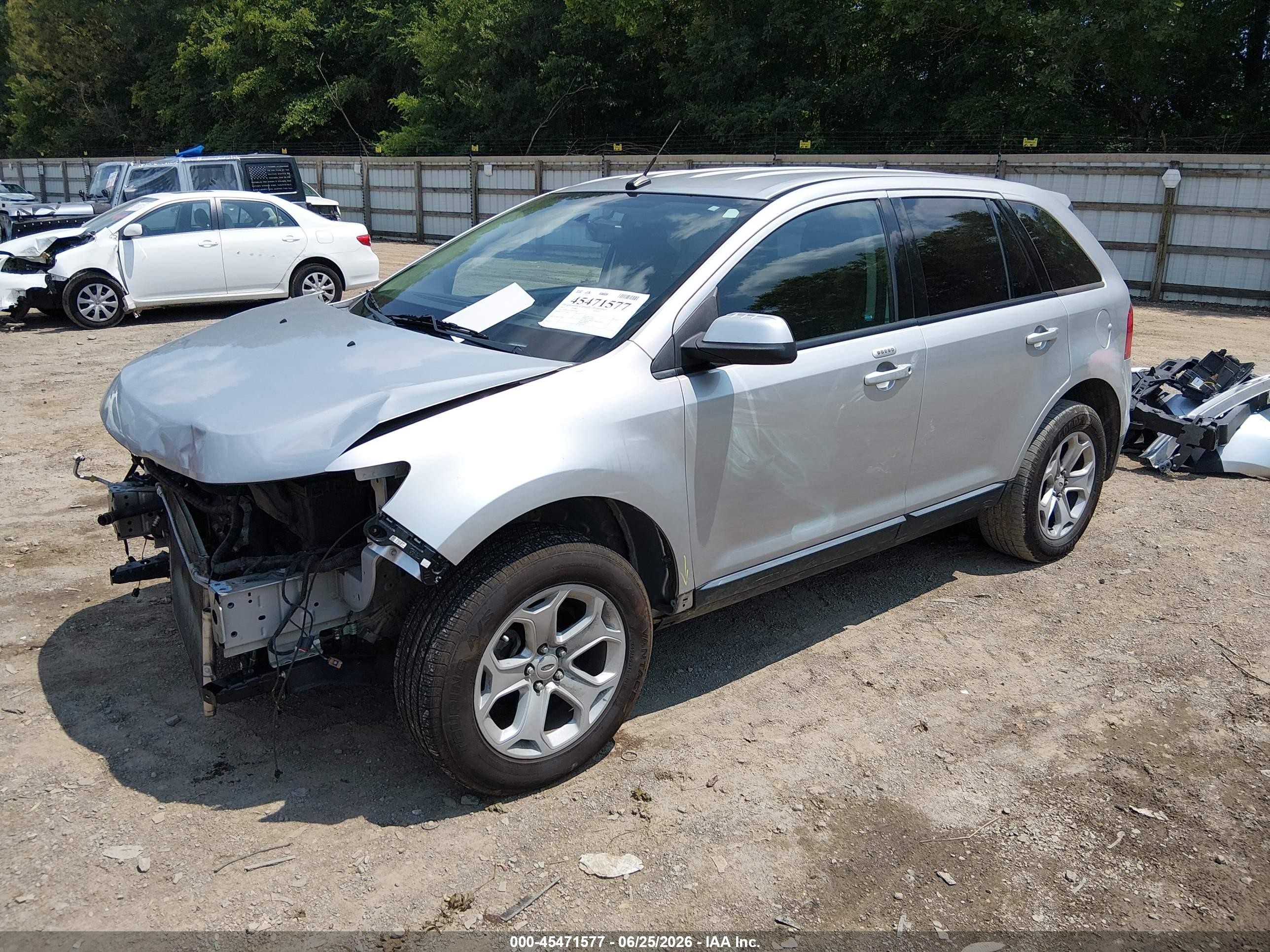 2013 Ford Edge Sel Серебряный vin: 2FMDK3JC2DBC01369