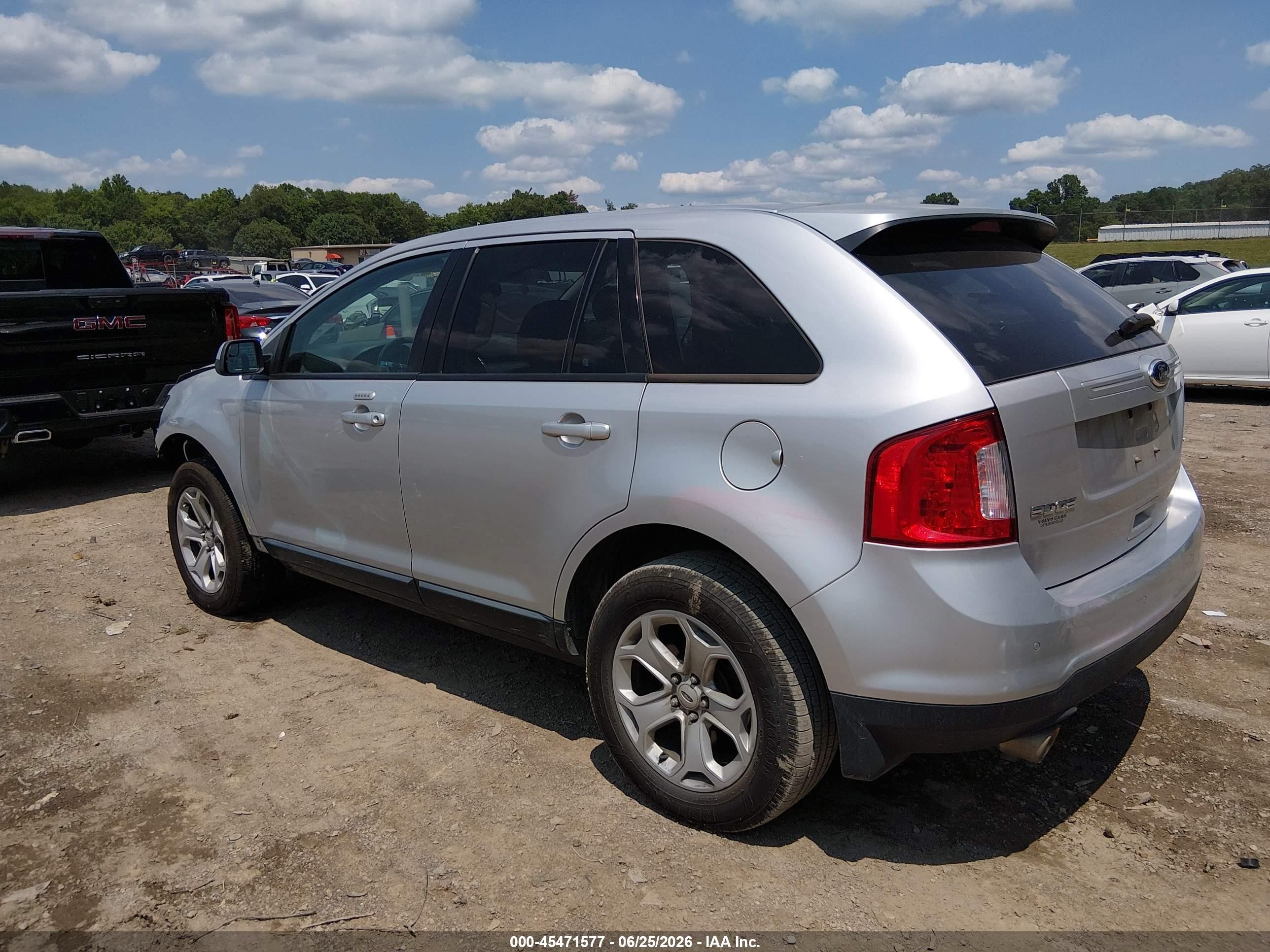 2013 Ford Edge Sel Серебряный vin: 2FMDK3JC2DBC01369