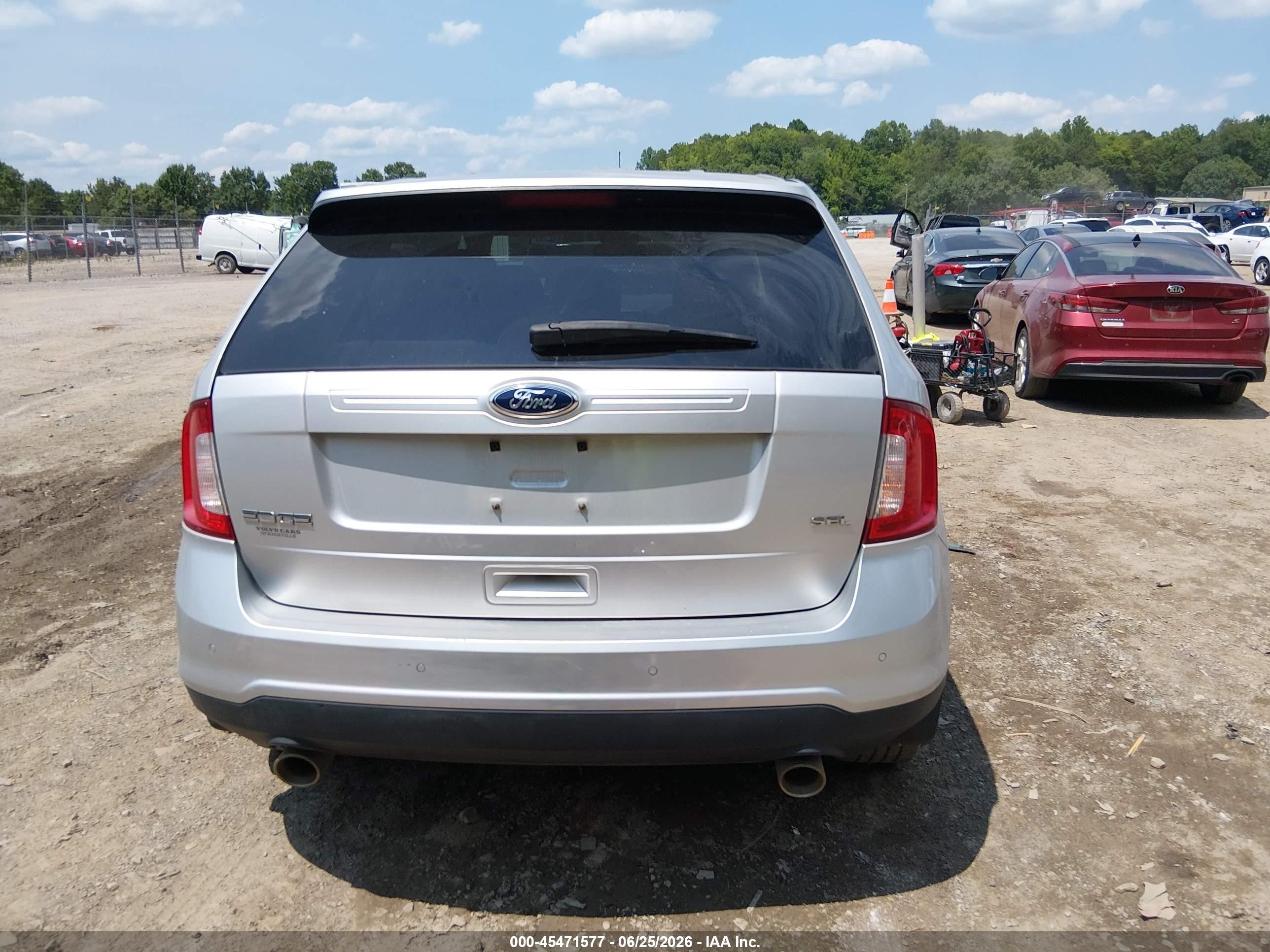 2013 Ford Edge Sel Серебряный vin: 2FMDK3JC2DBC01369