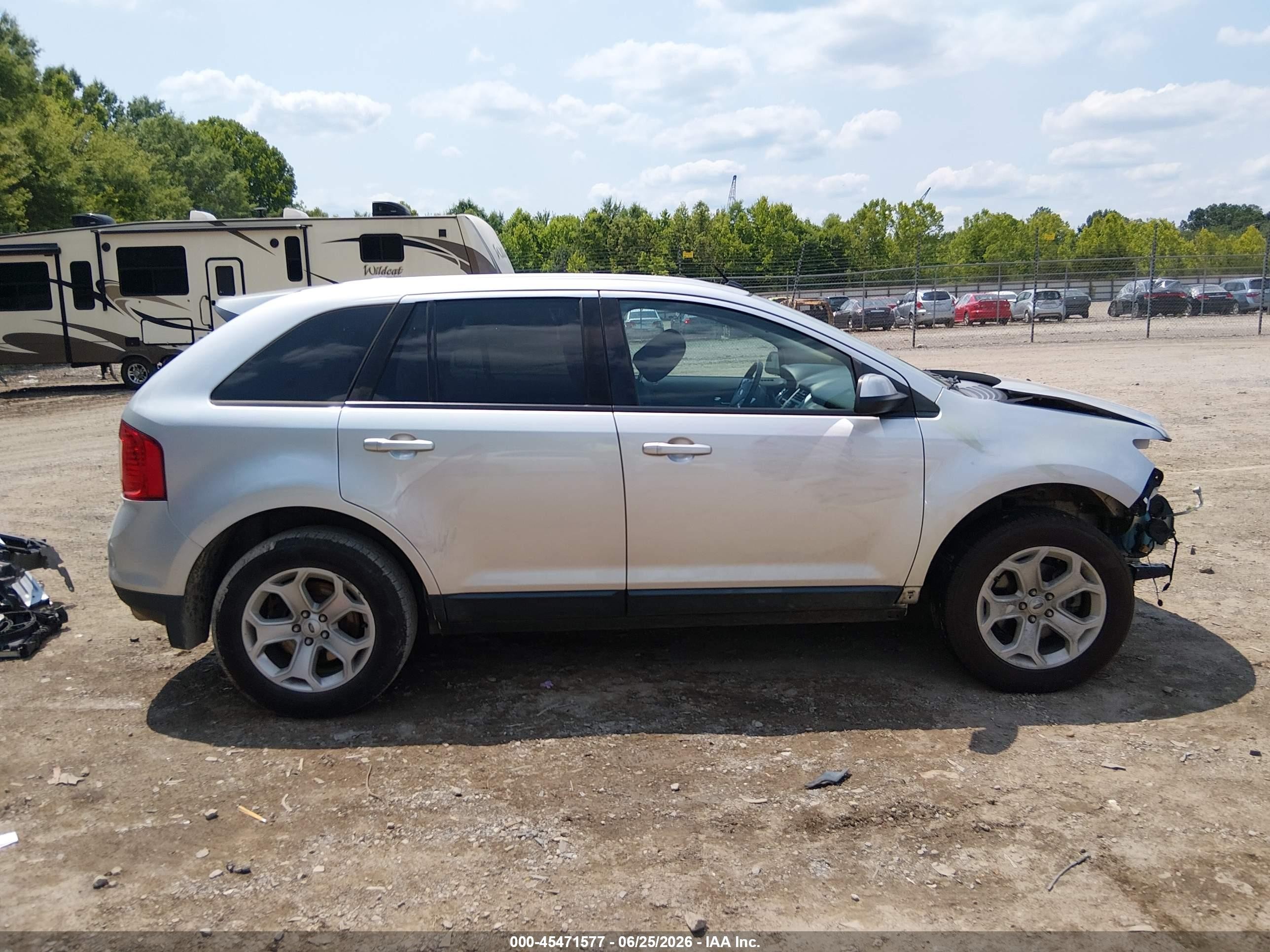 2013 Ford Edge Sel Серебряный vin: 2FMDK3JC2DBC01369