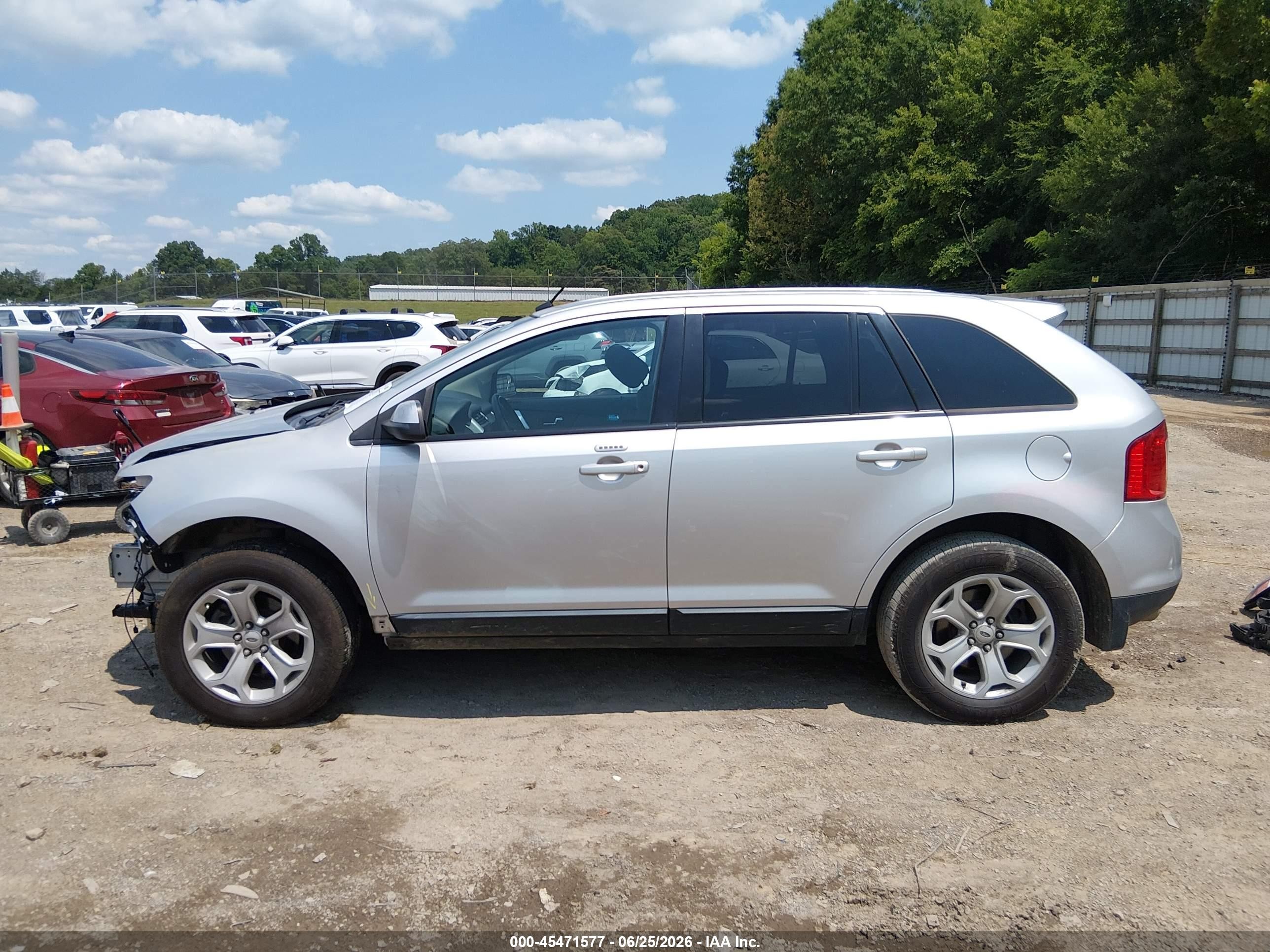 2013 Ford Edge Sel Серебряный vin: 2FMDK3JC2DBC01369