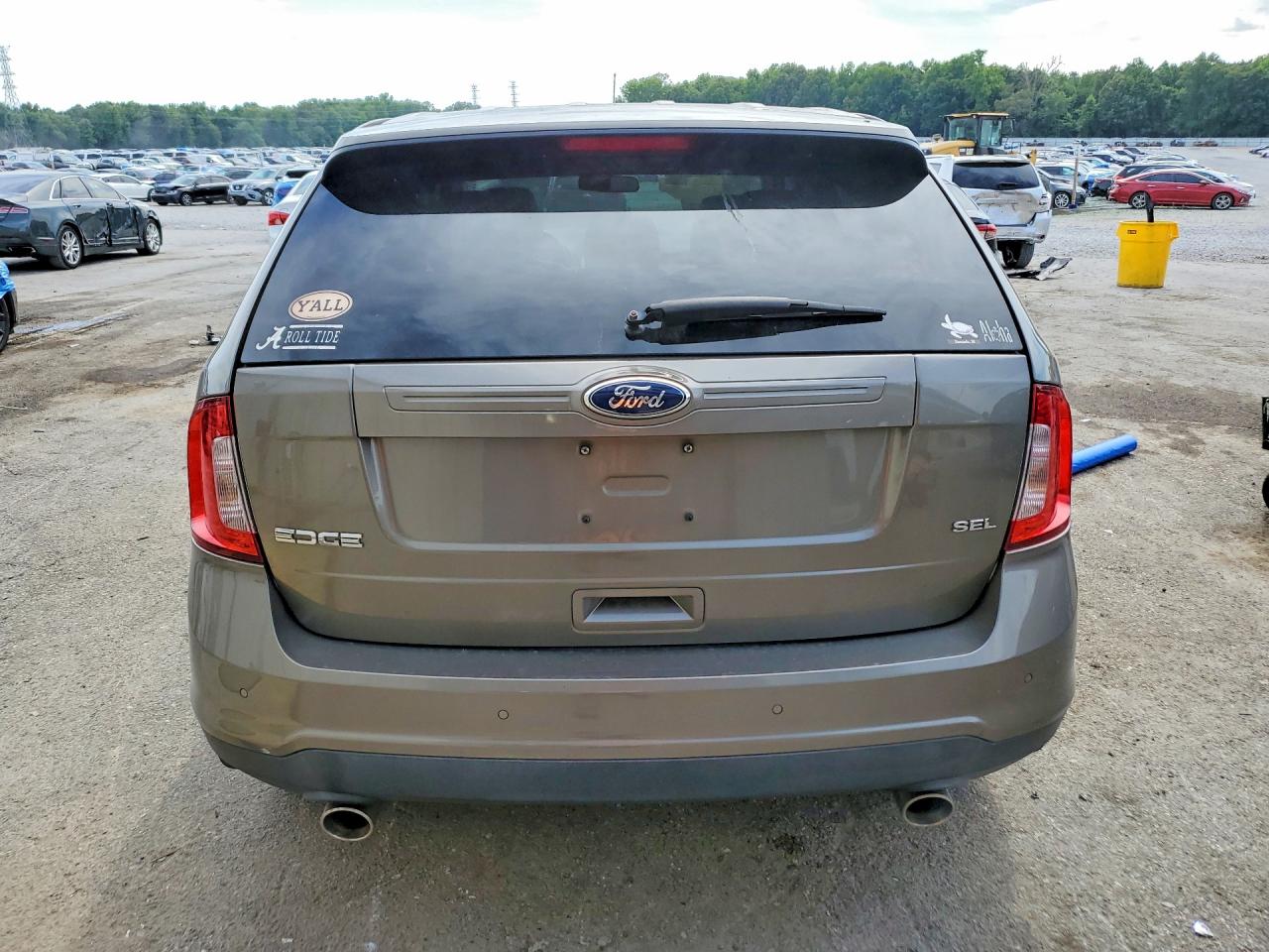 2013 Ford Edge Sel Gray vin: 2FMDK3JC2DBC13392