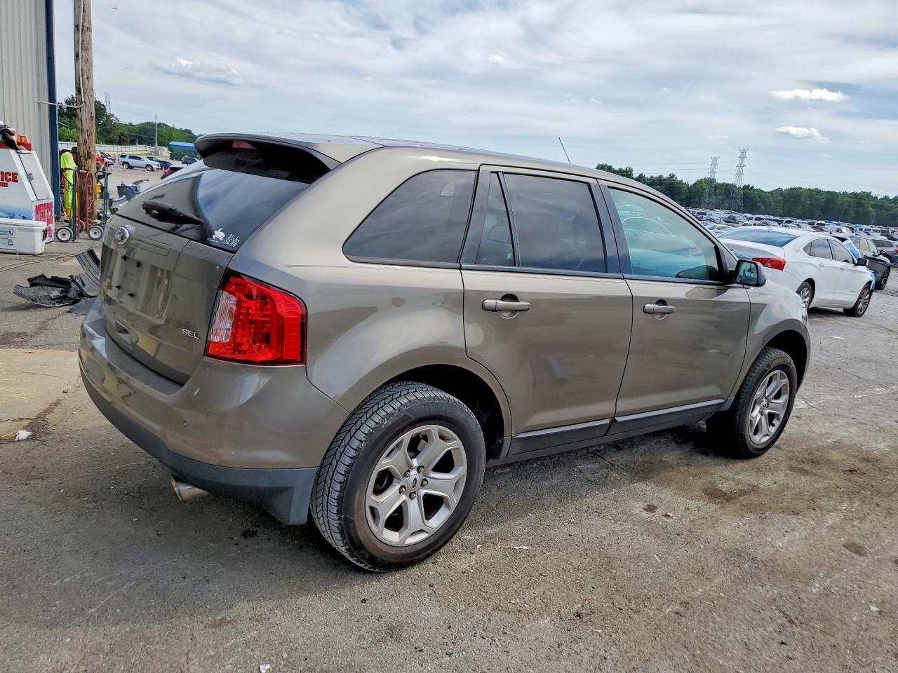 2013 Ford Edge Sel Gray vin: 2FMDK3JC2DBC13392