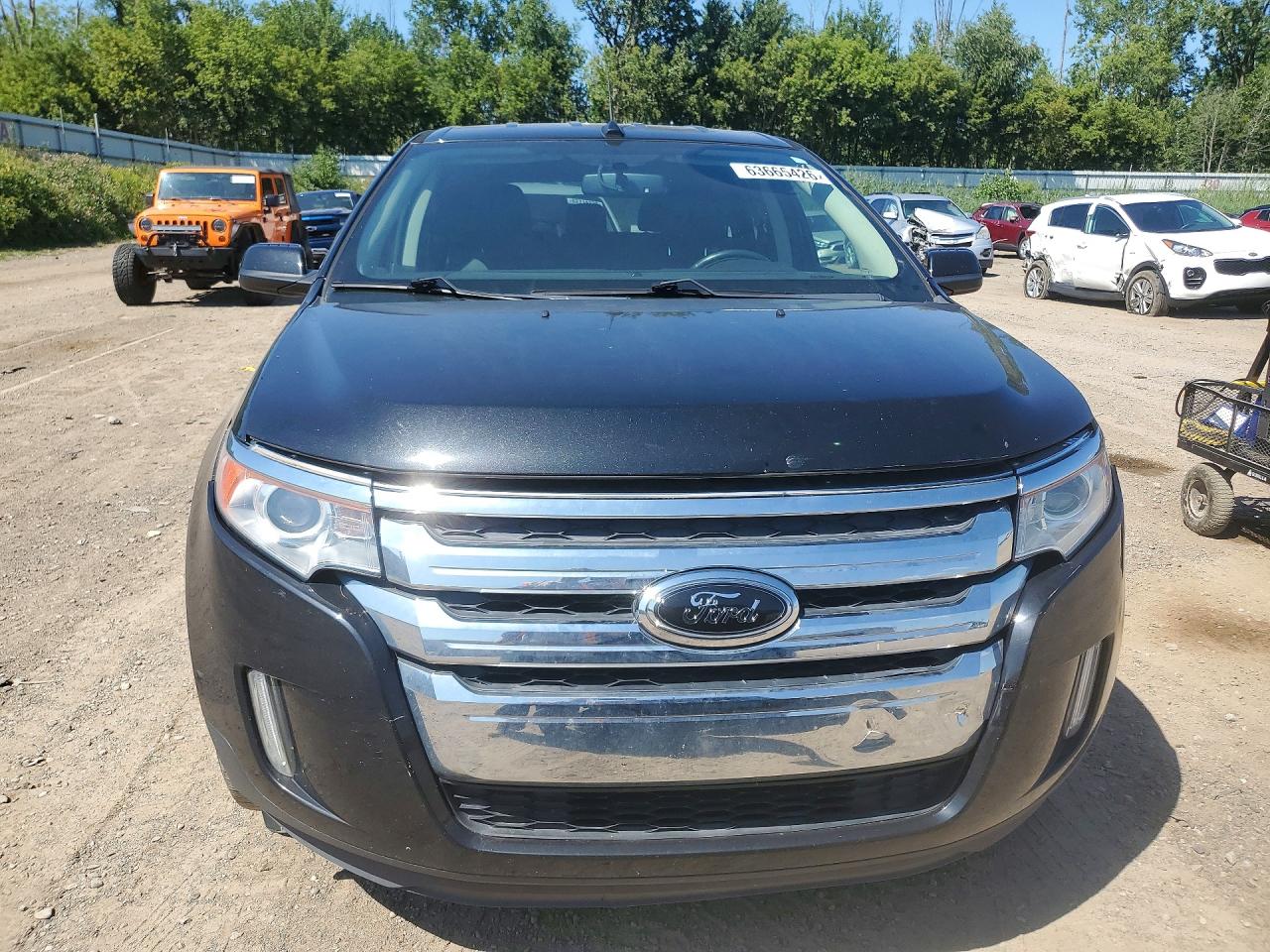 2013 Ford Edge Sel Black vin: 2FMDK3JC2DBC21363