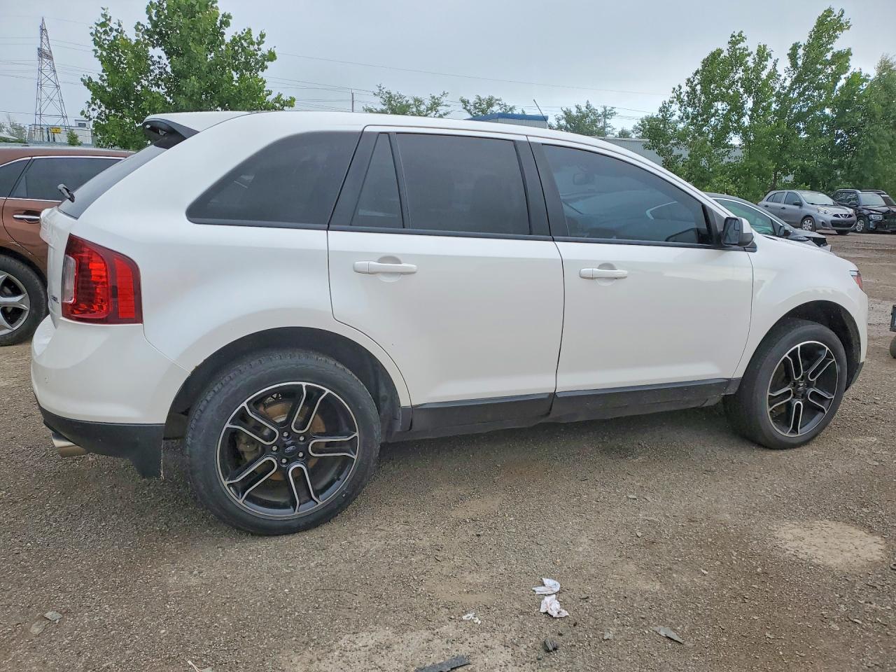 2013 Ford Edge Sel White vin: 2FMDK3JC2DBC51804