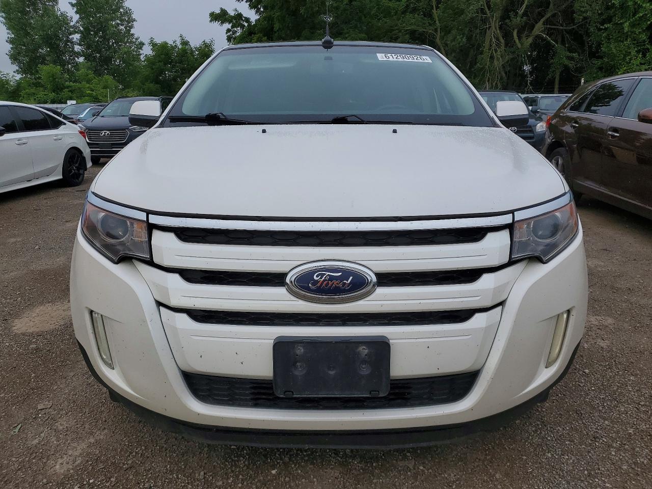2013 Ford Edge Sel White vin: 2FMDK3JC2DBC51804