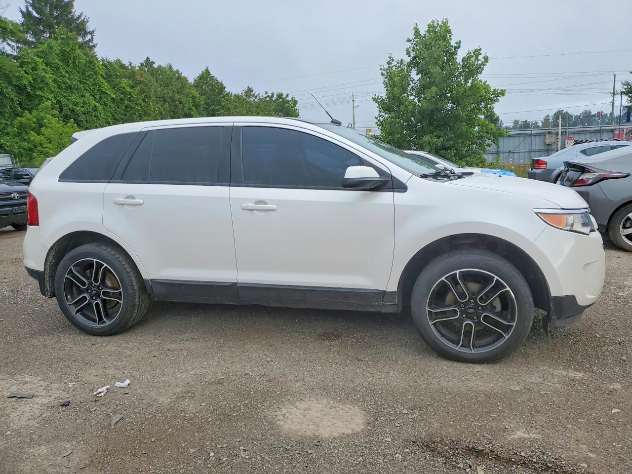 2013 Ford Edge Sel White vin: 2FMDK3JC2DBC51804