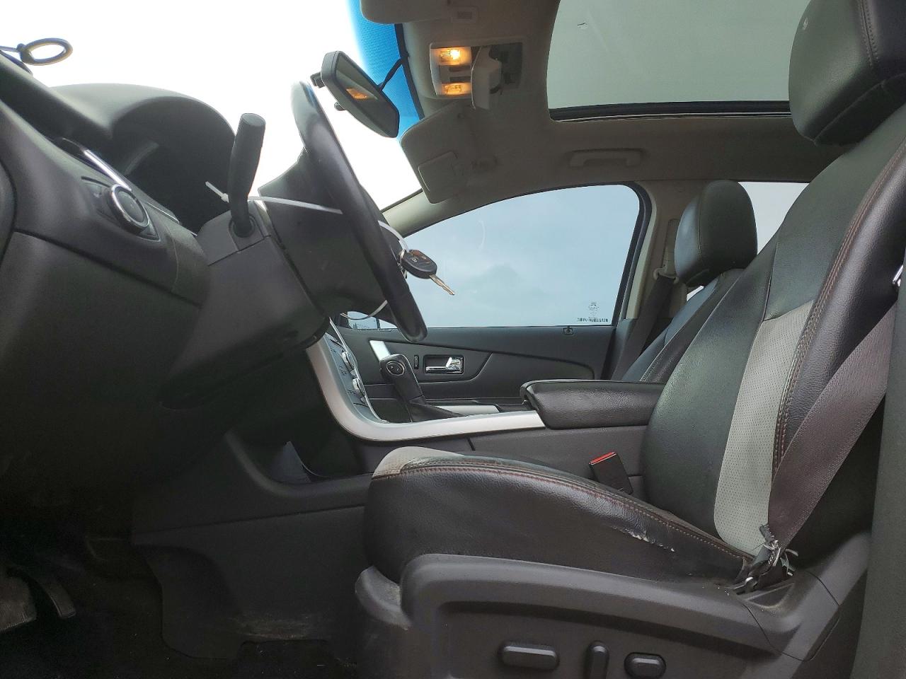 2013 Ford Edge Sel White vin: 2FMDK3JC2DBC51804