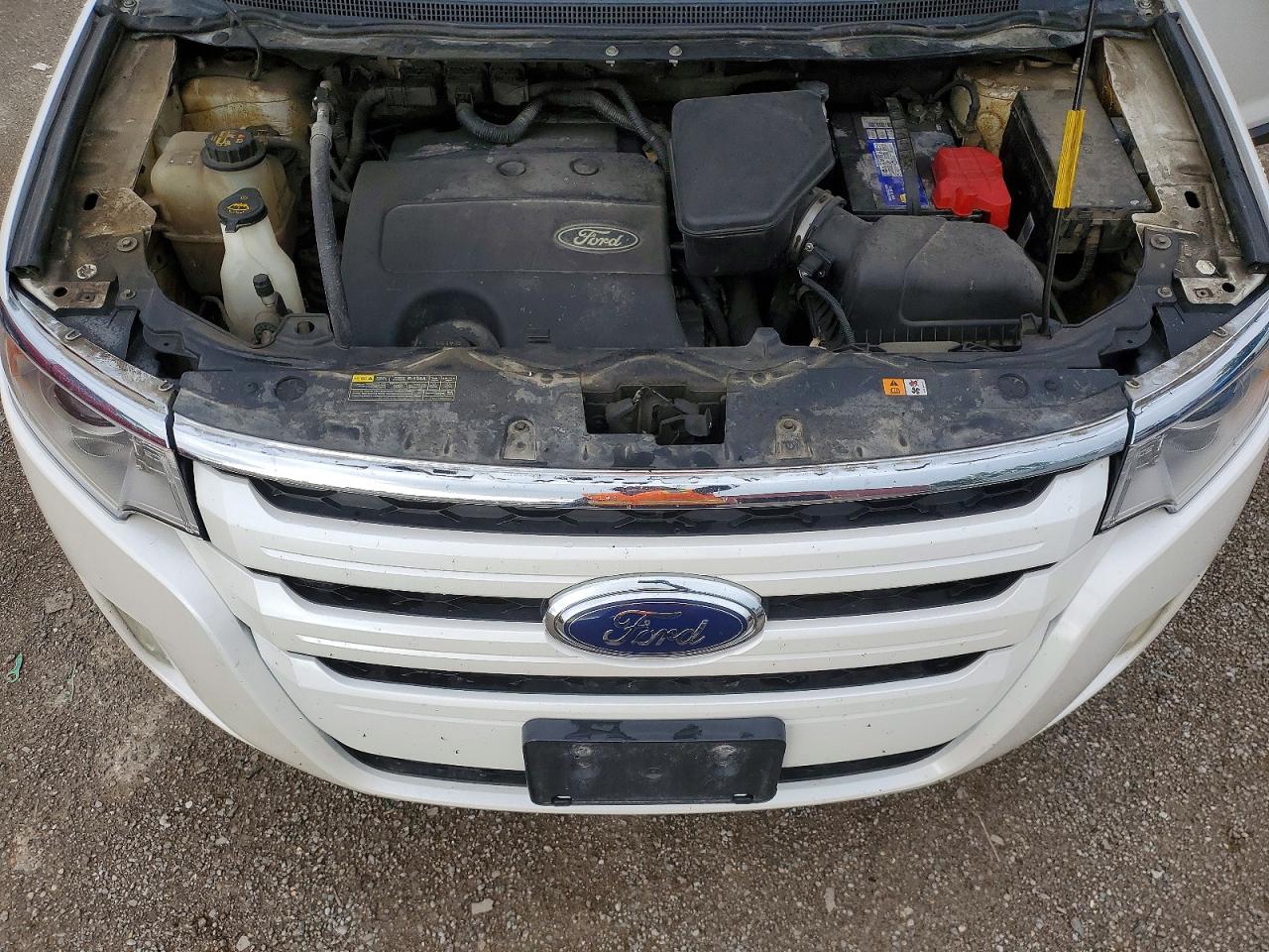 2013 Ford Edge Sel White vin: 2FMDK3JC2DBC51804