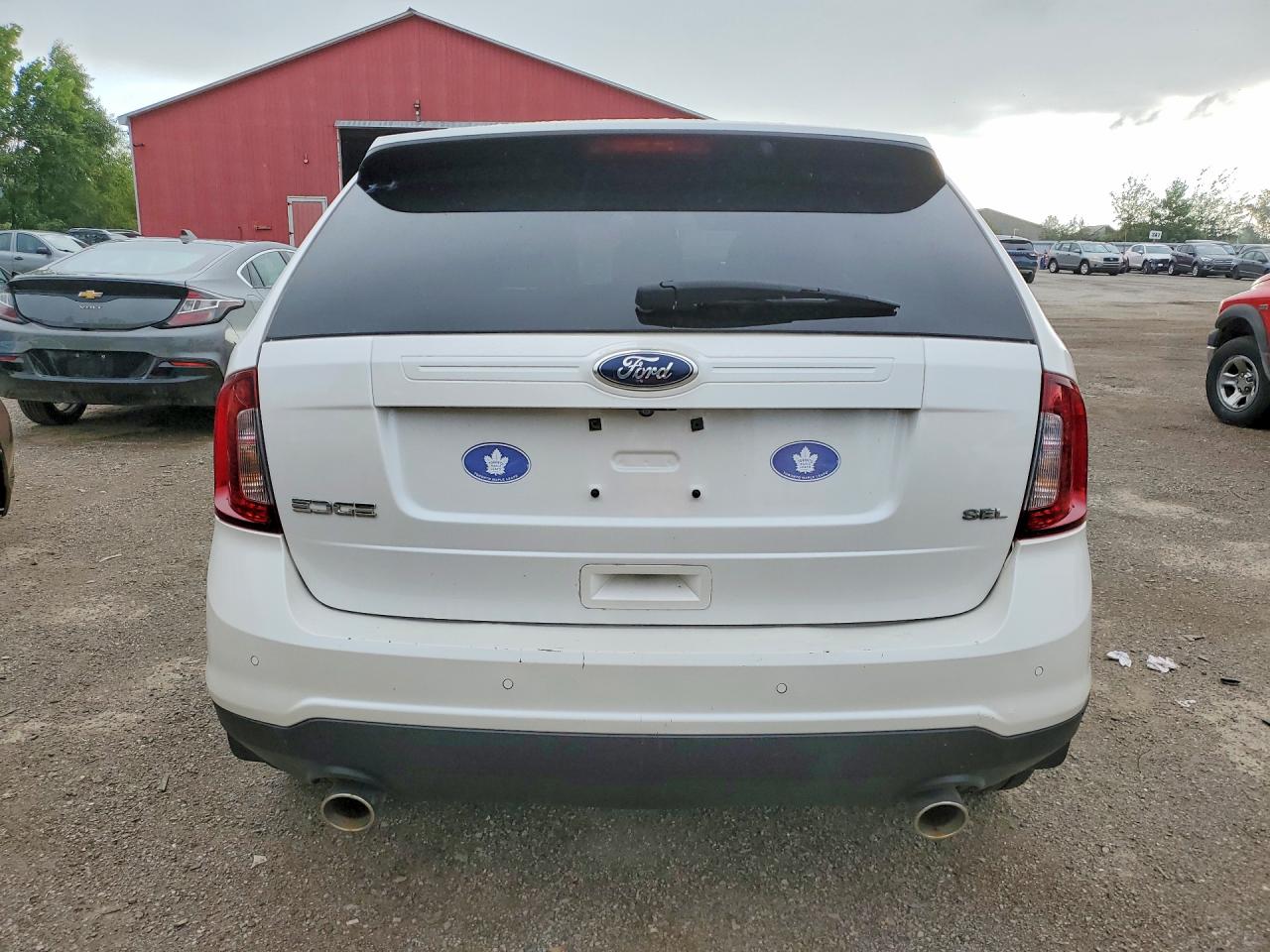 2013 Ford Edge Sel White vin: 2FMDK3JC2DBC51804