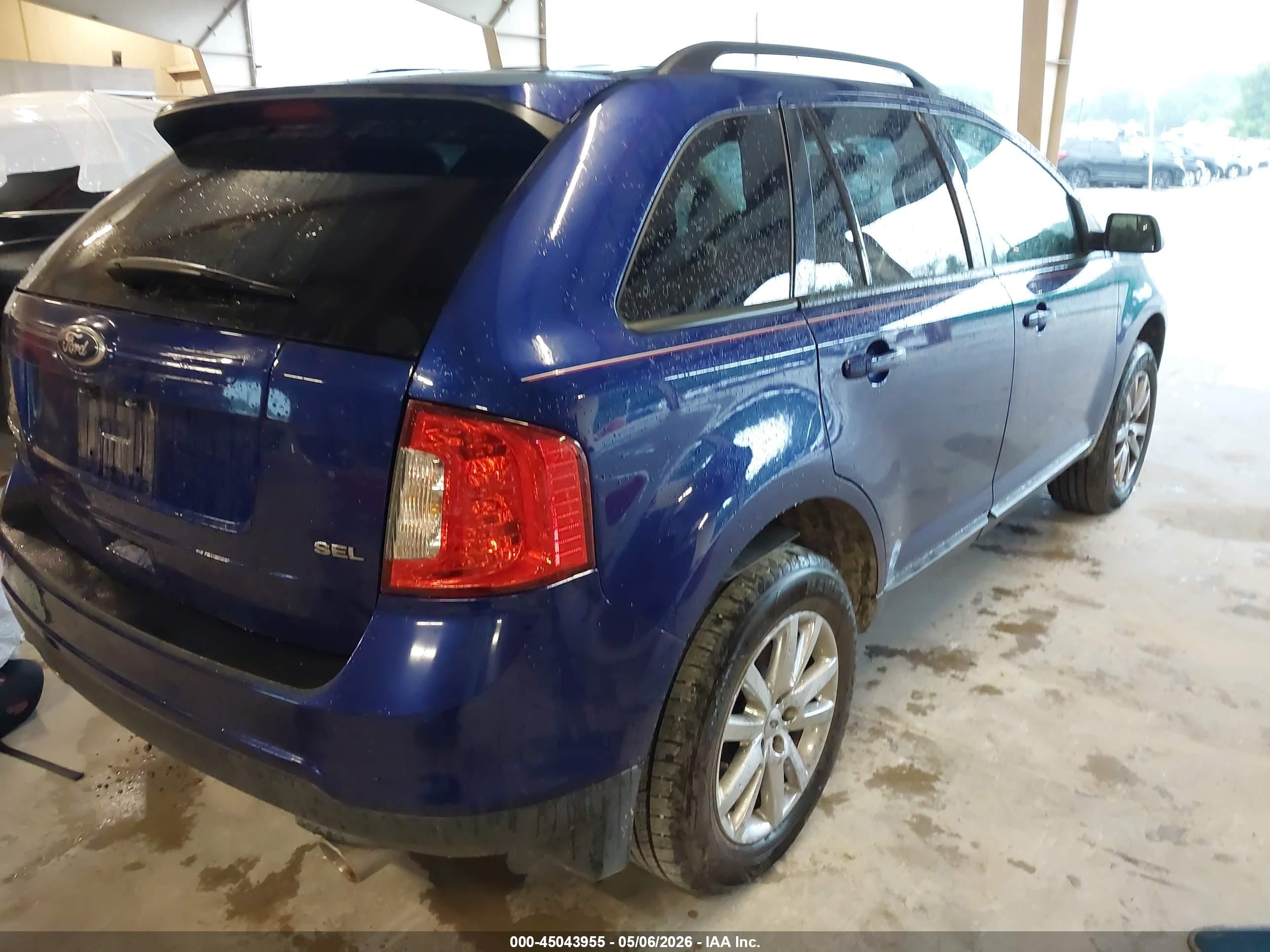 2013 Ford Edge Sel Синий vin: 2FMDK3JC2DBC53245