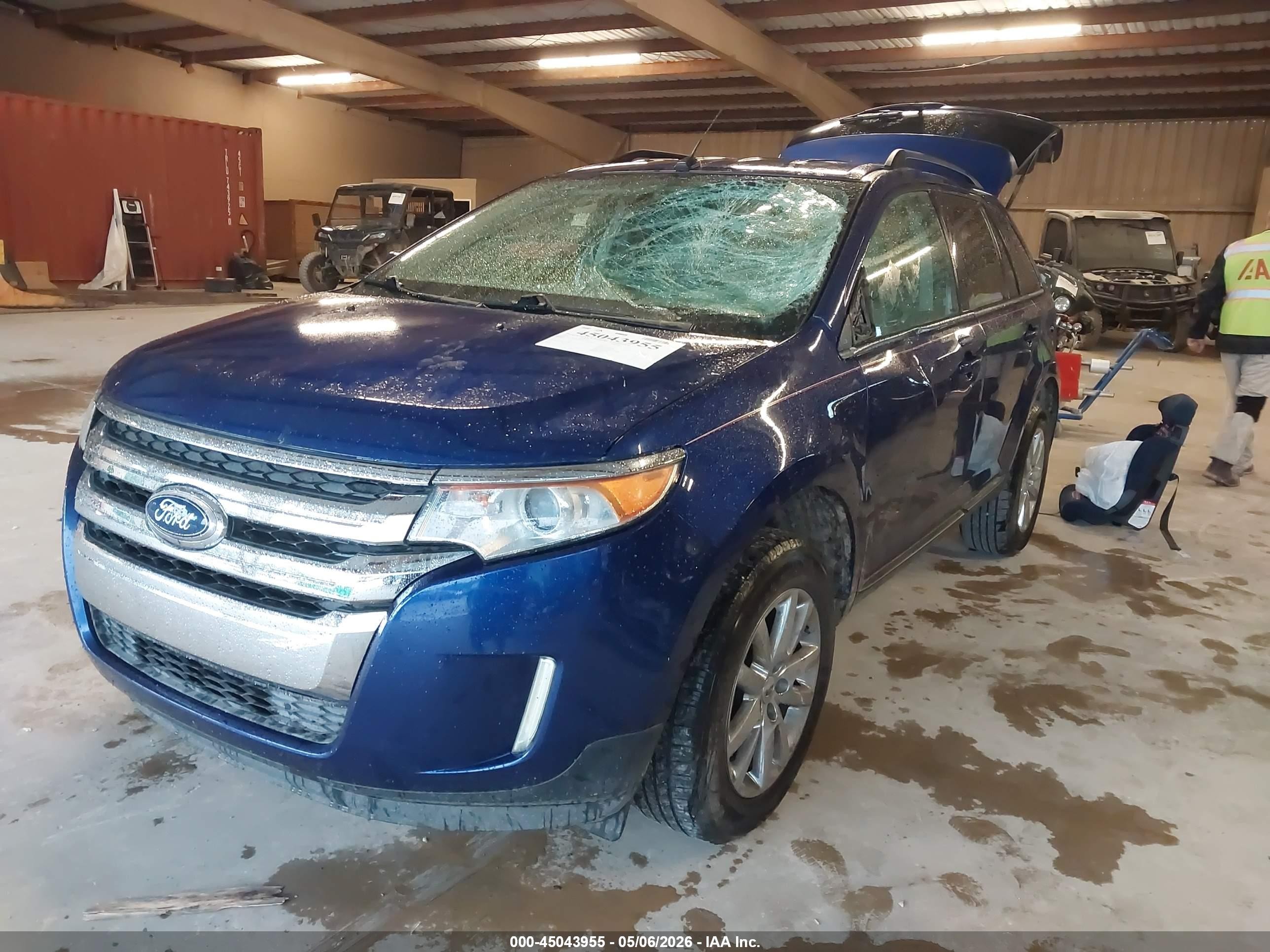 2013 Ford Edge Sel Синий vin: 2FMDK3JC2DBC53245