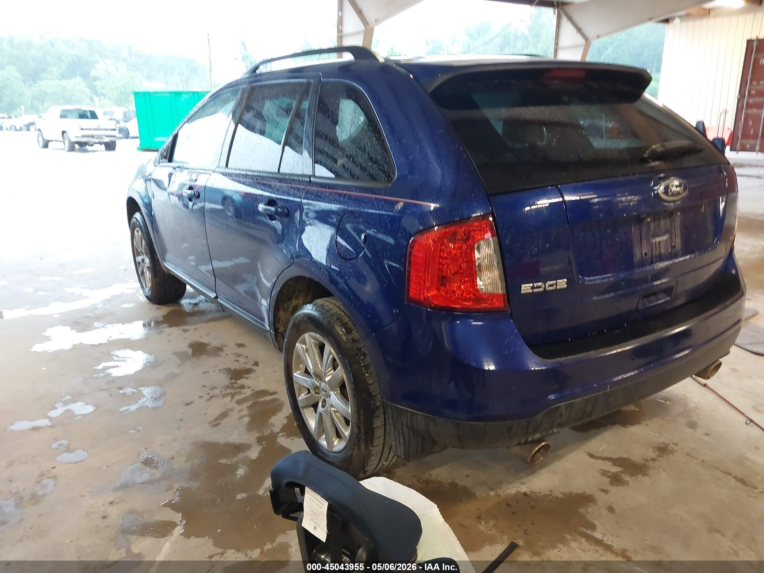 2013 Ford Edge Sel Синий vin: 2FMDK3JC2DBC53245