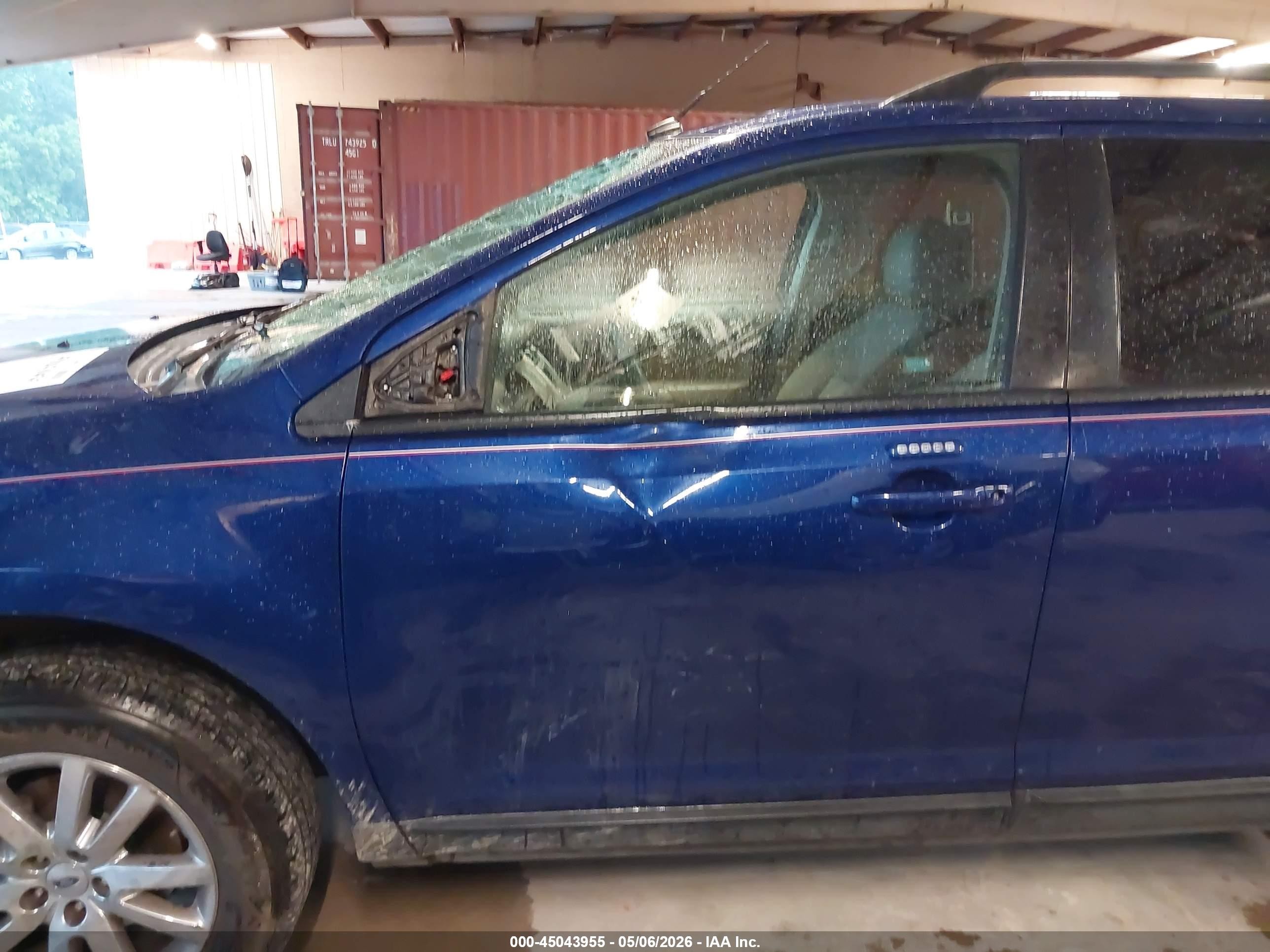 2013 Ford Edge Sel Синий vin: 2FMDK3JC2DBC53245