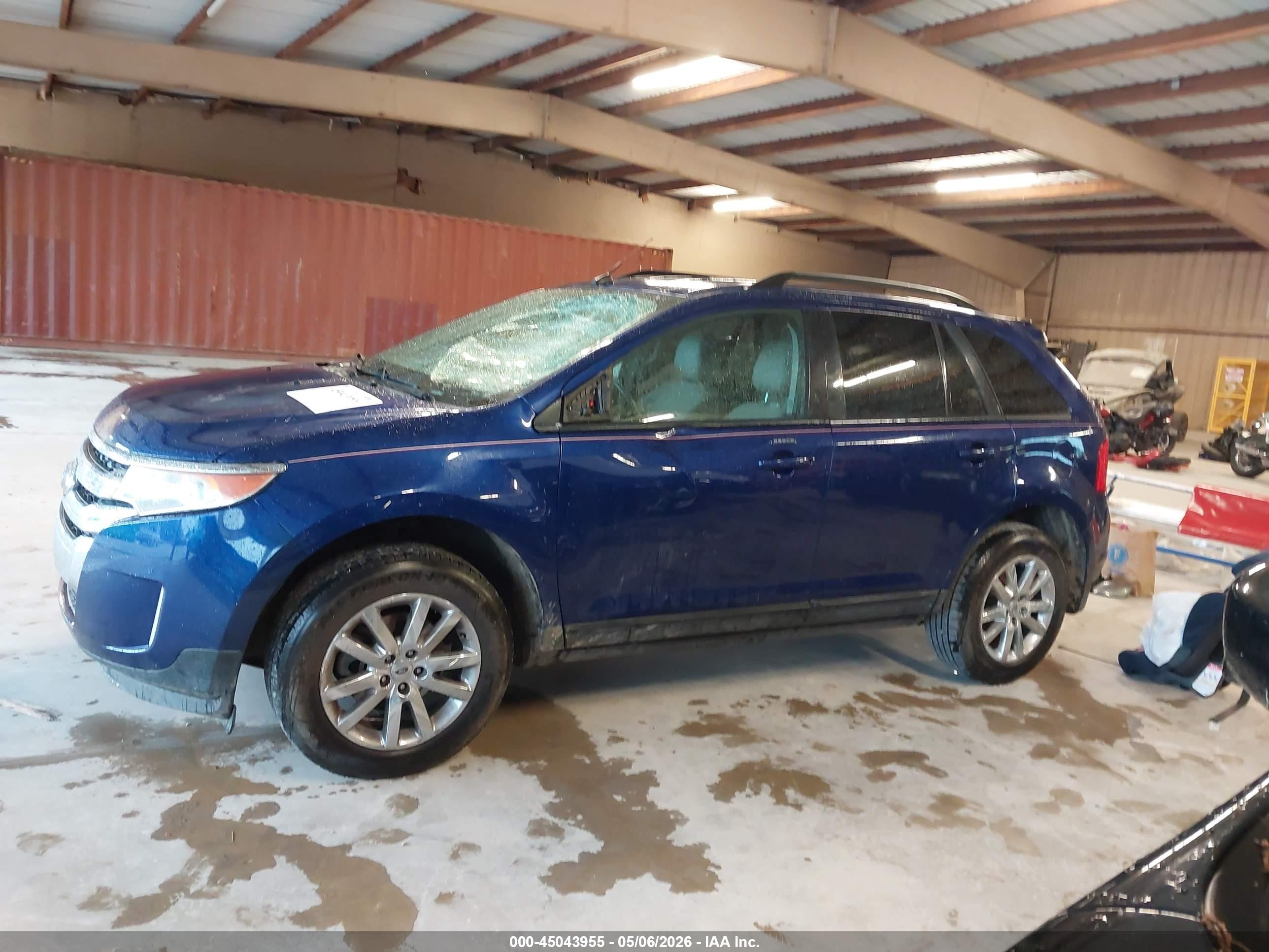 2013 Ford Edge Sel Синий vin: 2FMDK3JC2DBC53245