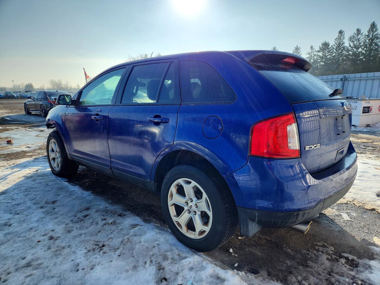 2013 Ford Edge Sel Blue vin: 2FMDK3JC2DBC59661