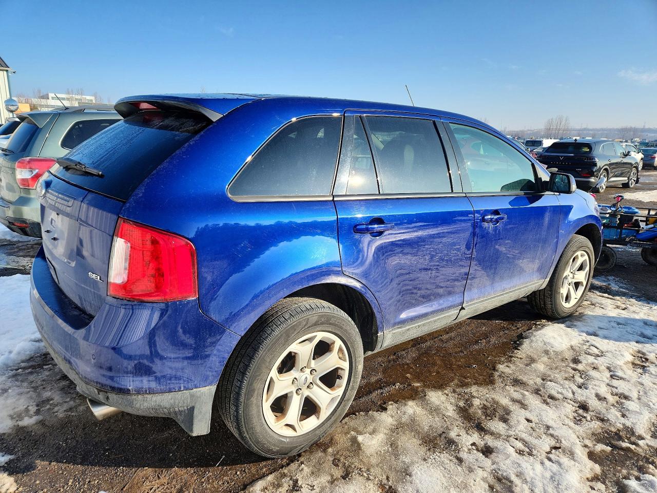 2013 Ford Edge Sel Blue vin: 2FMDK3JC2DBC59661
