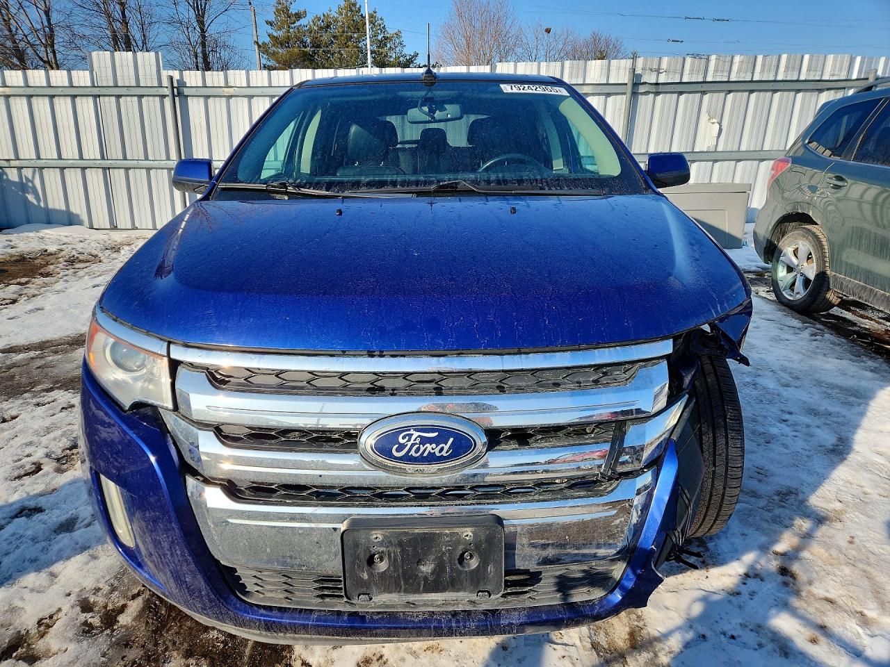 2013 Ford Edge Sel Blue vin: 2FMDK3JC2DBC59661