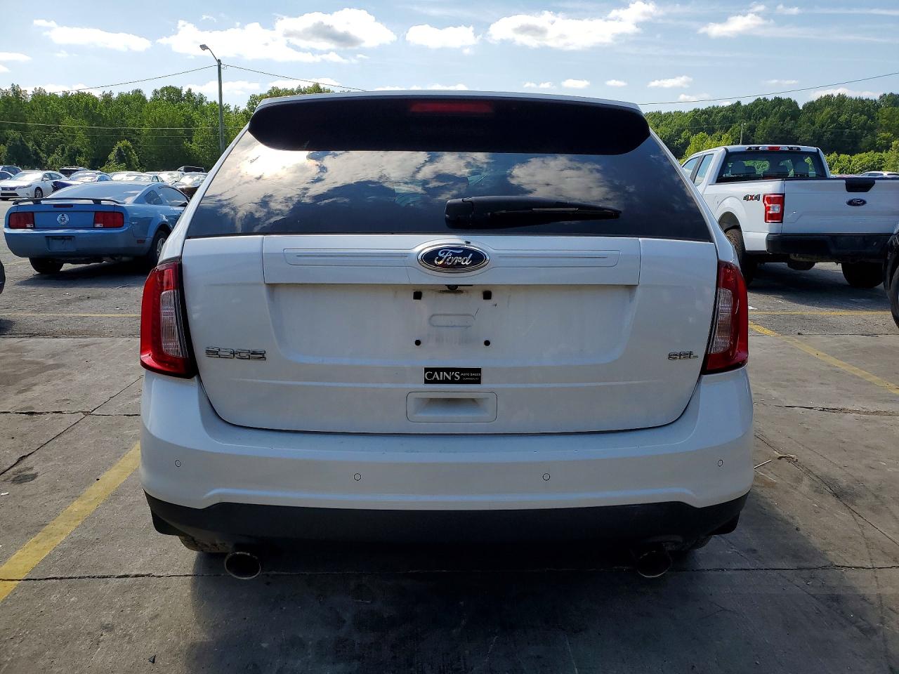 2013 Ford Edge Sel White vin: 2FMDK3JC2DBC69946