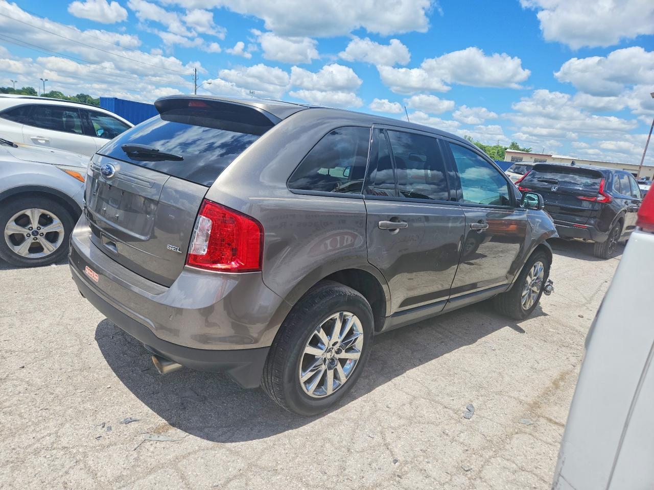 2013 Ford Edge Sel Tan vin: 2FMDK3JC2DBE02821