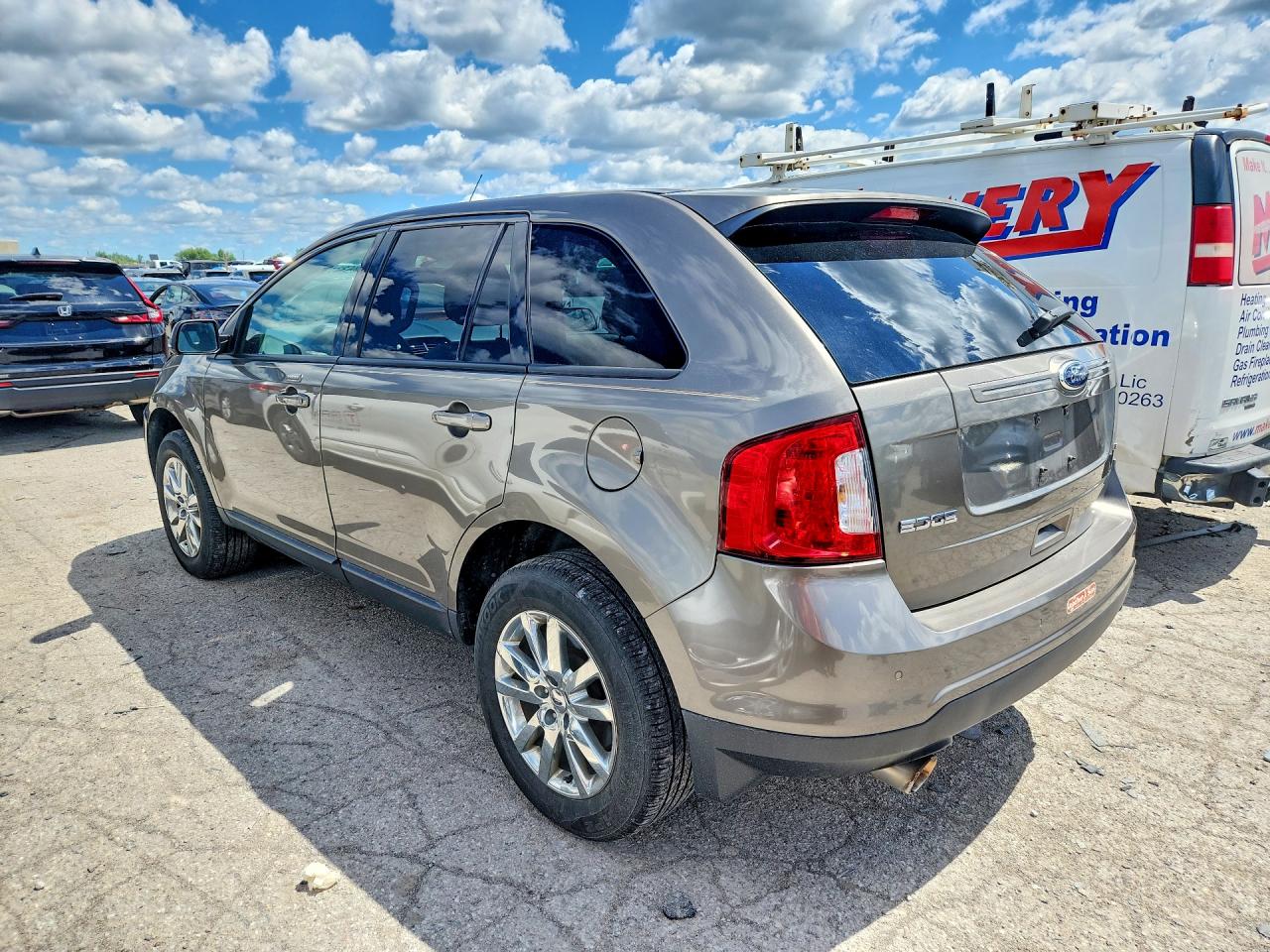 2013 Ford Edge Sel Tan vin: 2FMDK3JC2DBE02821