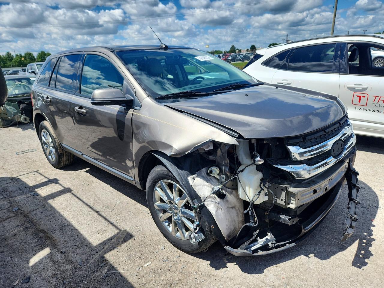 2013 Ford Edge Sel Tan vin: 2FMDK3JC2DBE02821